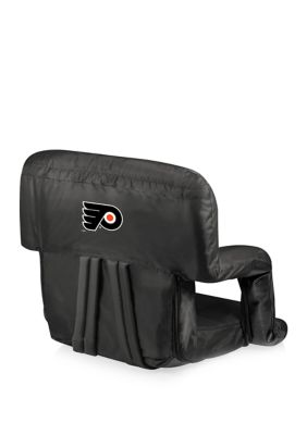 Picnic Time Chicago White Sox Ventura Portable Reclining Seat, Black