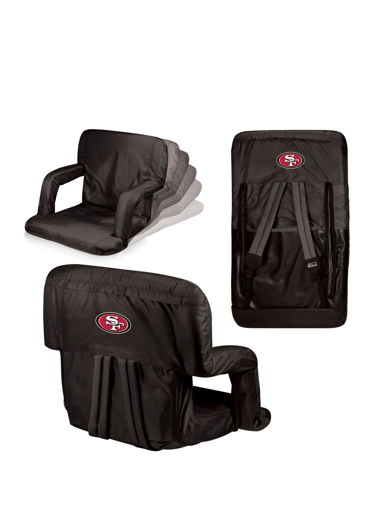 NFL San Francisco 49ers Ventura Portable Reclining Stadium Seat