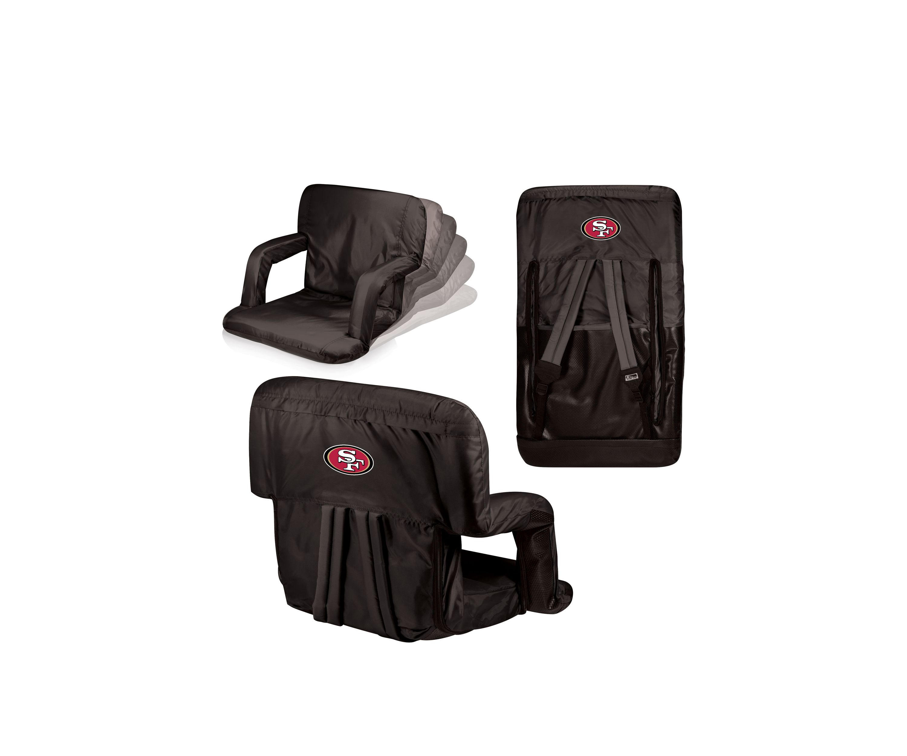 NFL San Francisco 49ers Ventura Portable Reclining Stadium Seat