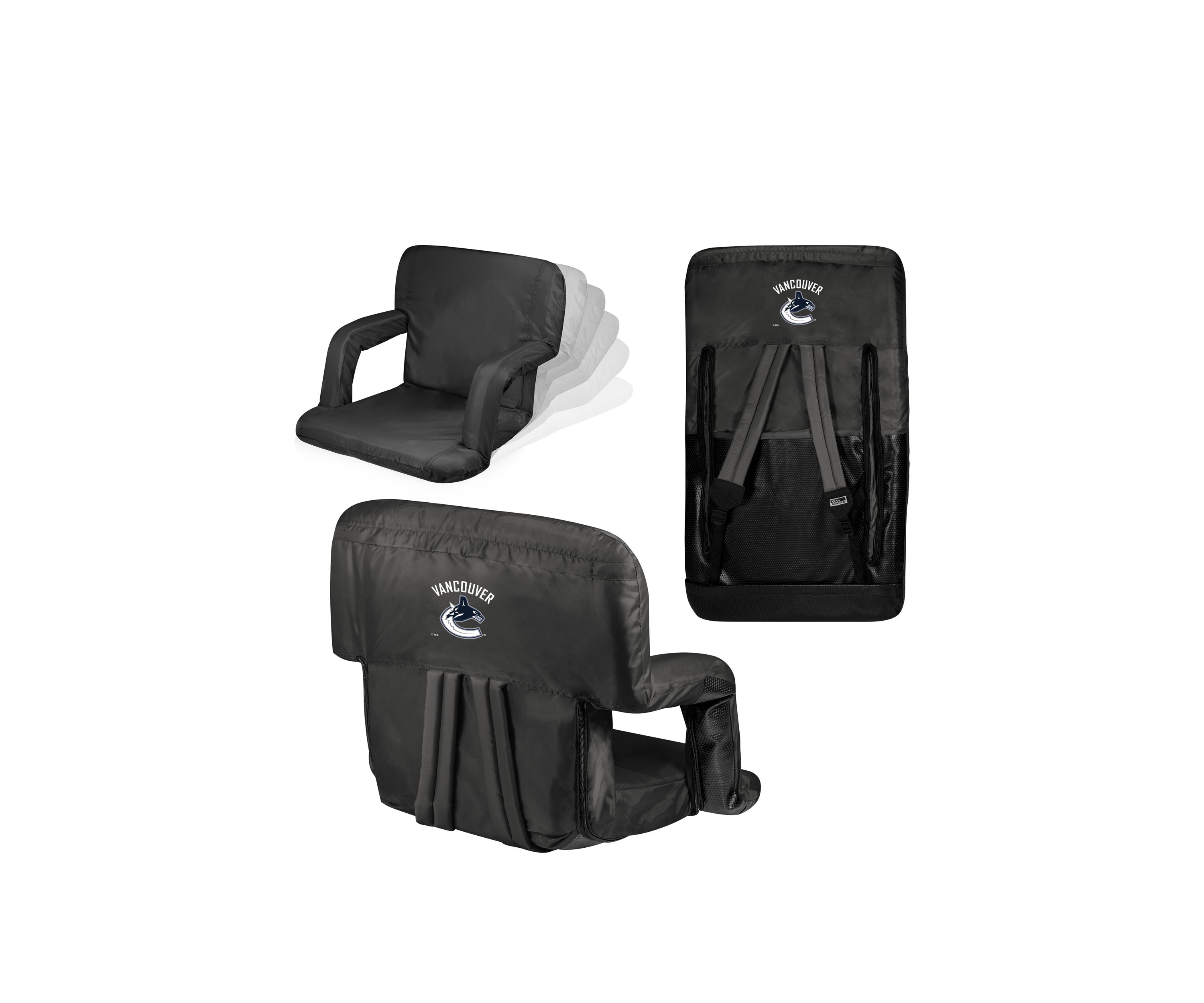 NHL Vancouver Canucks Ventura Portable Reclining Stadium Seat