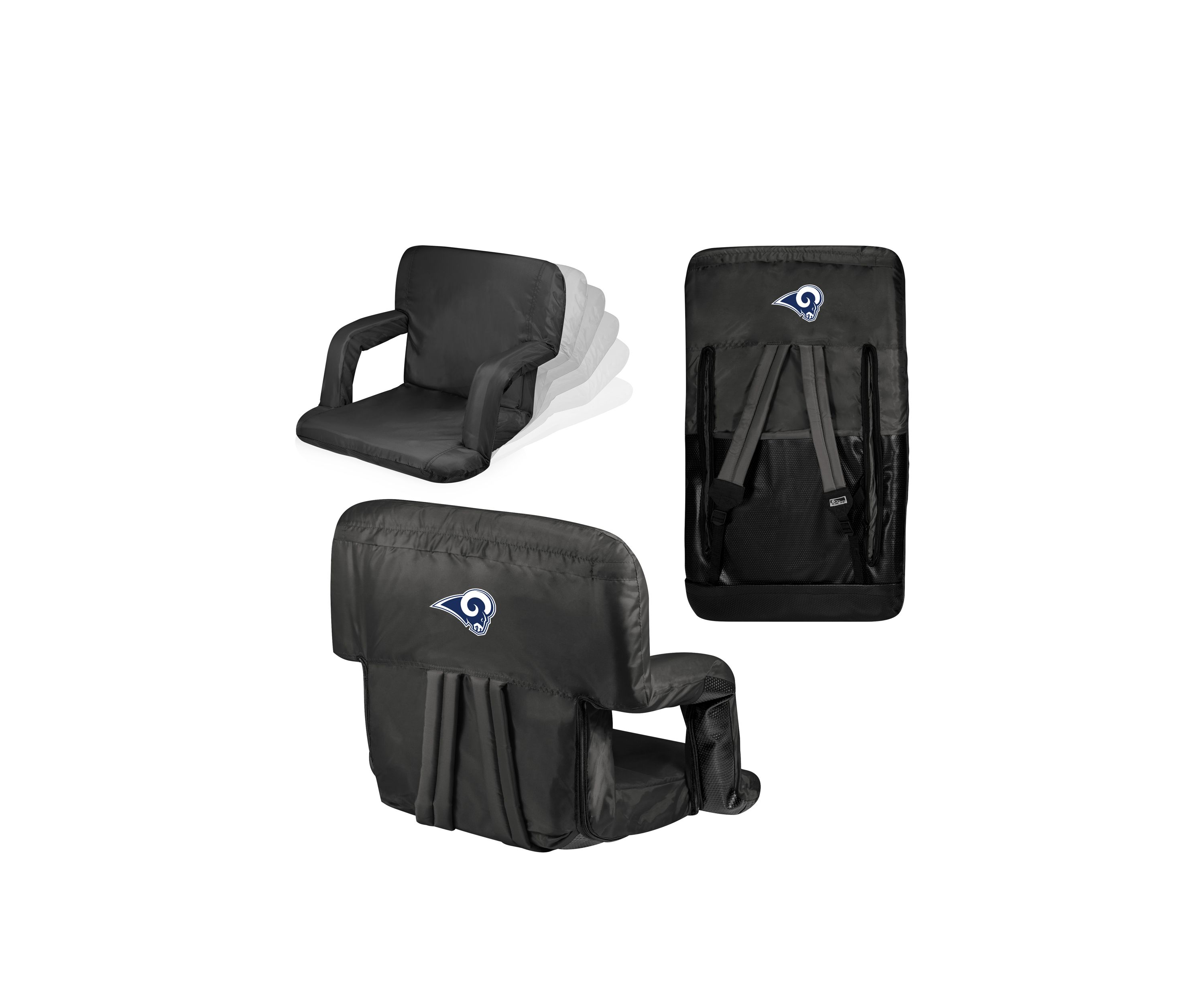 NFL Los Angeles Rams Ventura Portable Reclining Stadium Seat