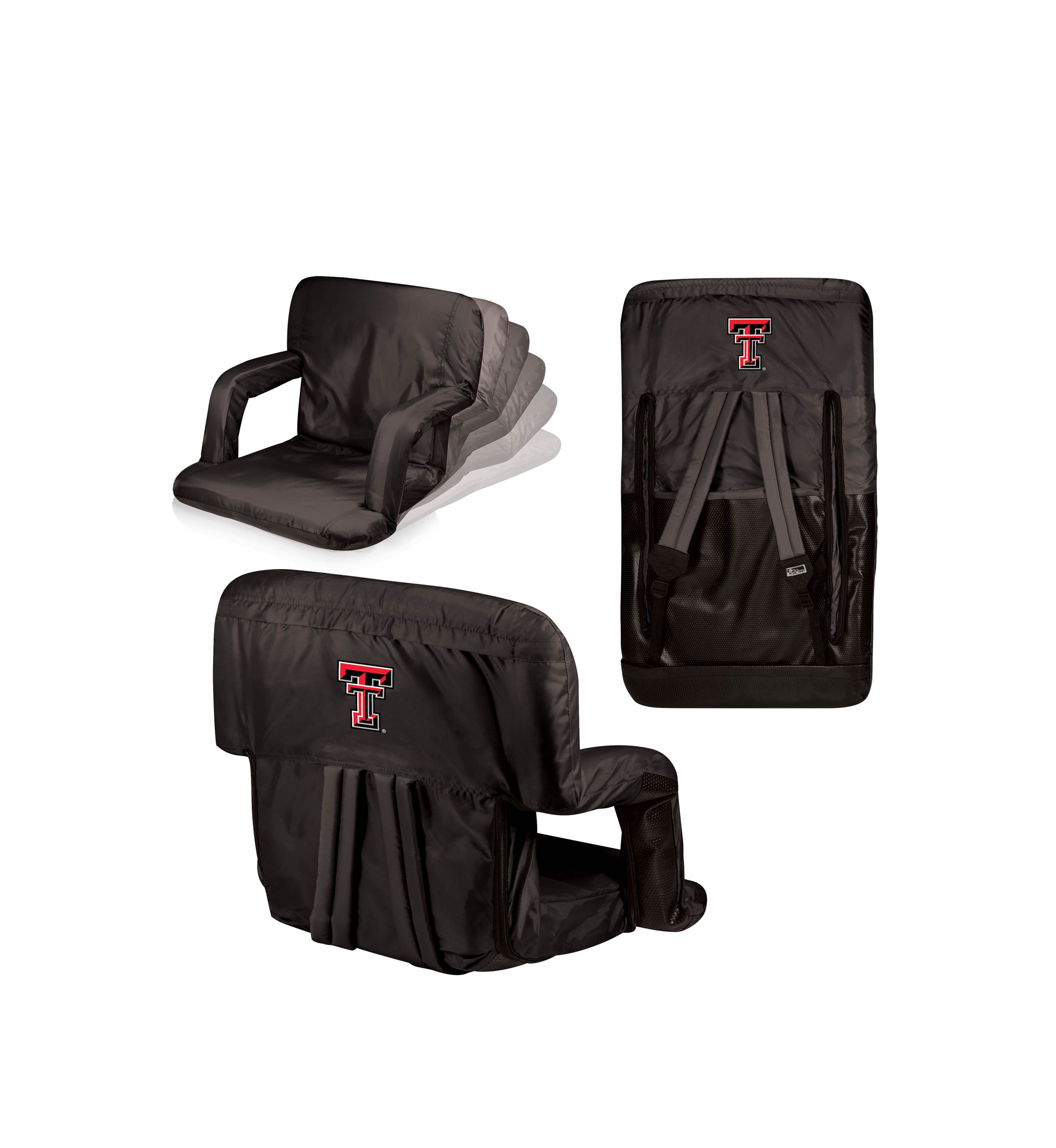  NCAA Texas Tech Red Raiders Ventura Portable Reclining Stadium Seat