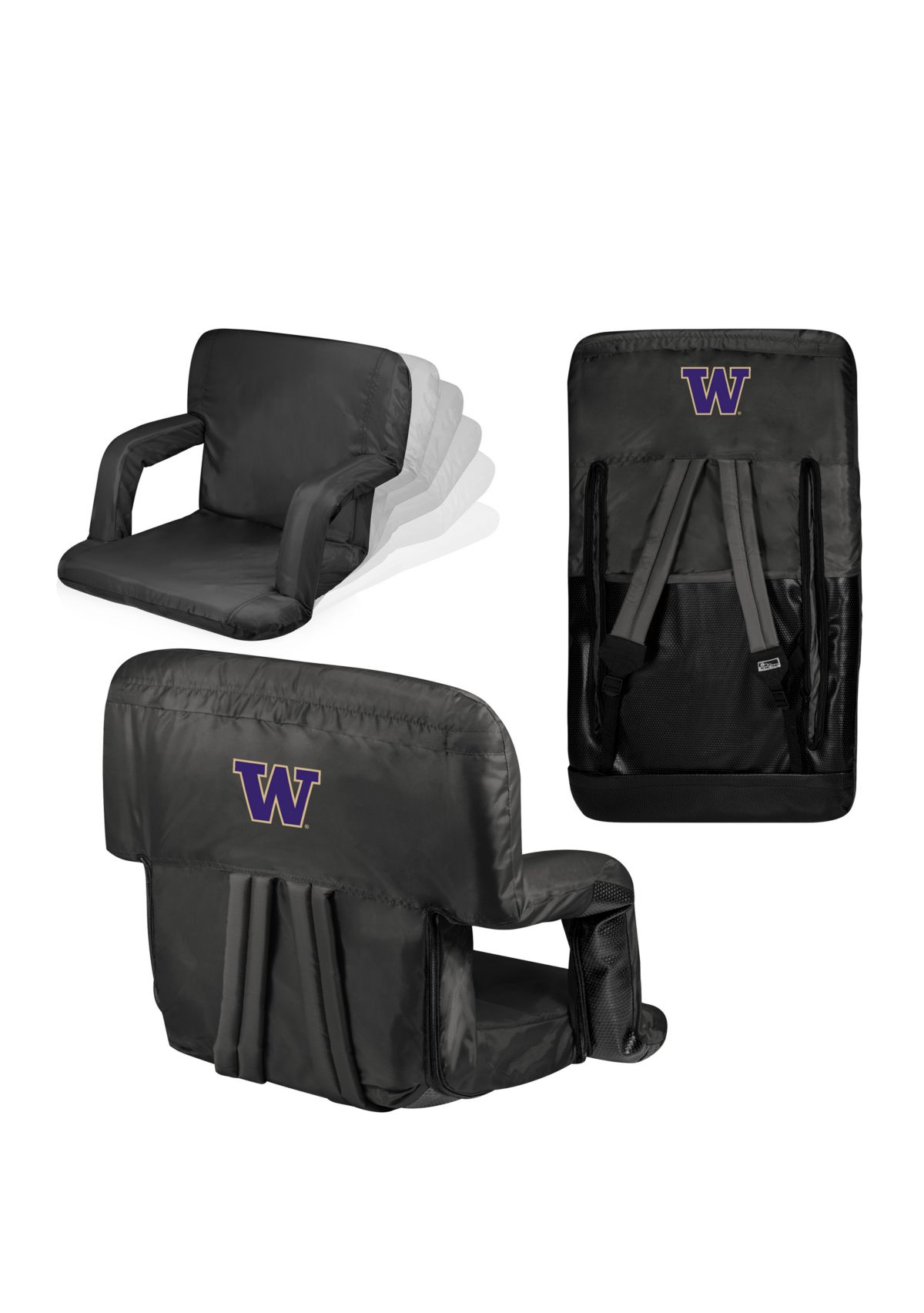 NCAA Washington Huskies Ventura Portable Reclining Stadium Seat