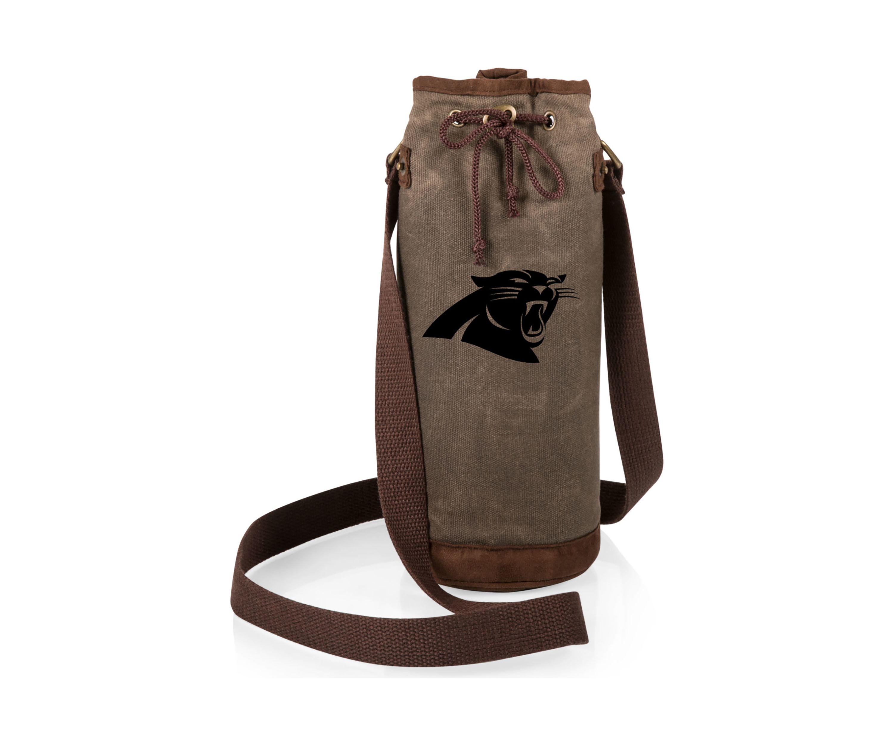 NFL Carolina Panthers Waxed Canvas Wine Tote