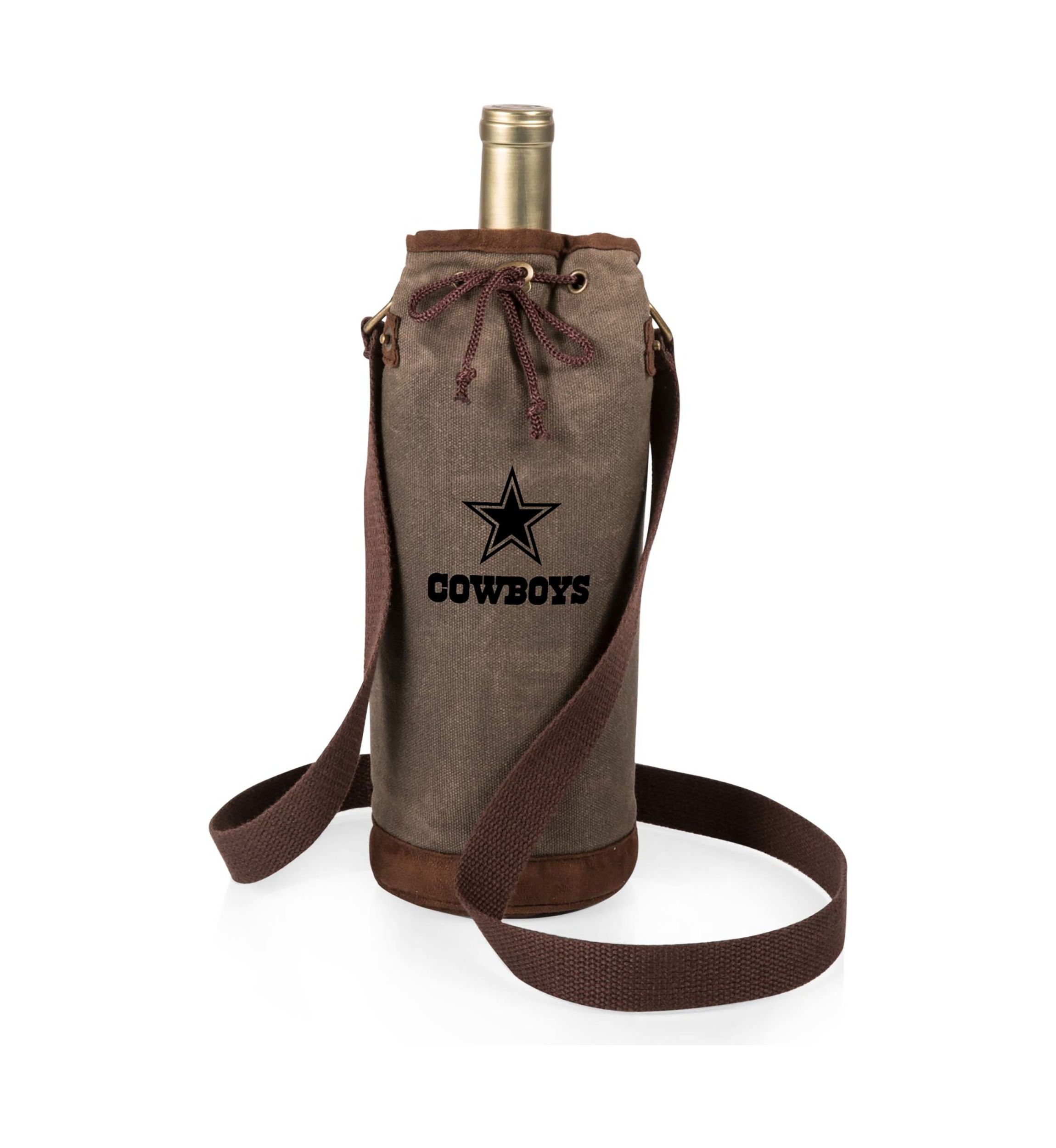 NFL Dallas Cowboys Waxed Canvas Wine Tote