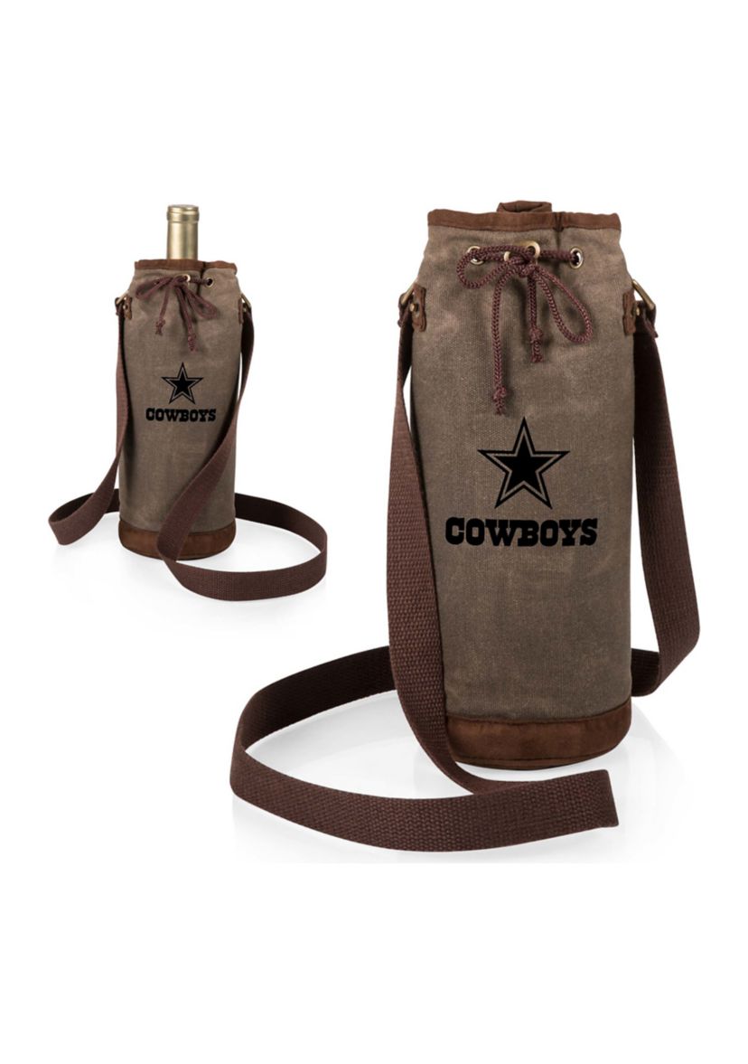 NFL Dallas Cowboys Waxed Canvas Wine Tote