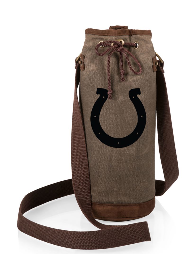 NFL Indianapolis Colts Waxed Canvas Wine Tote