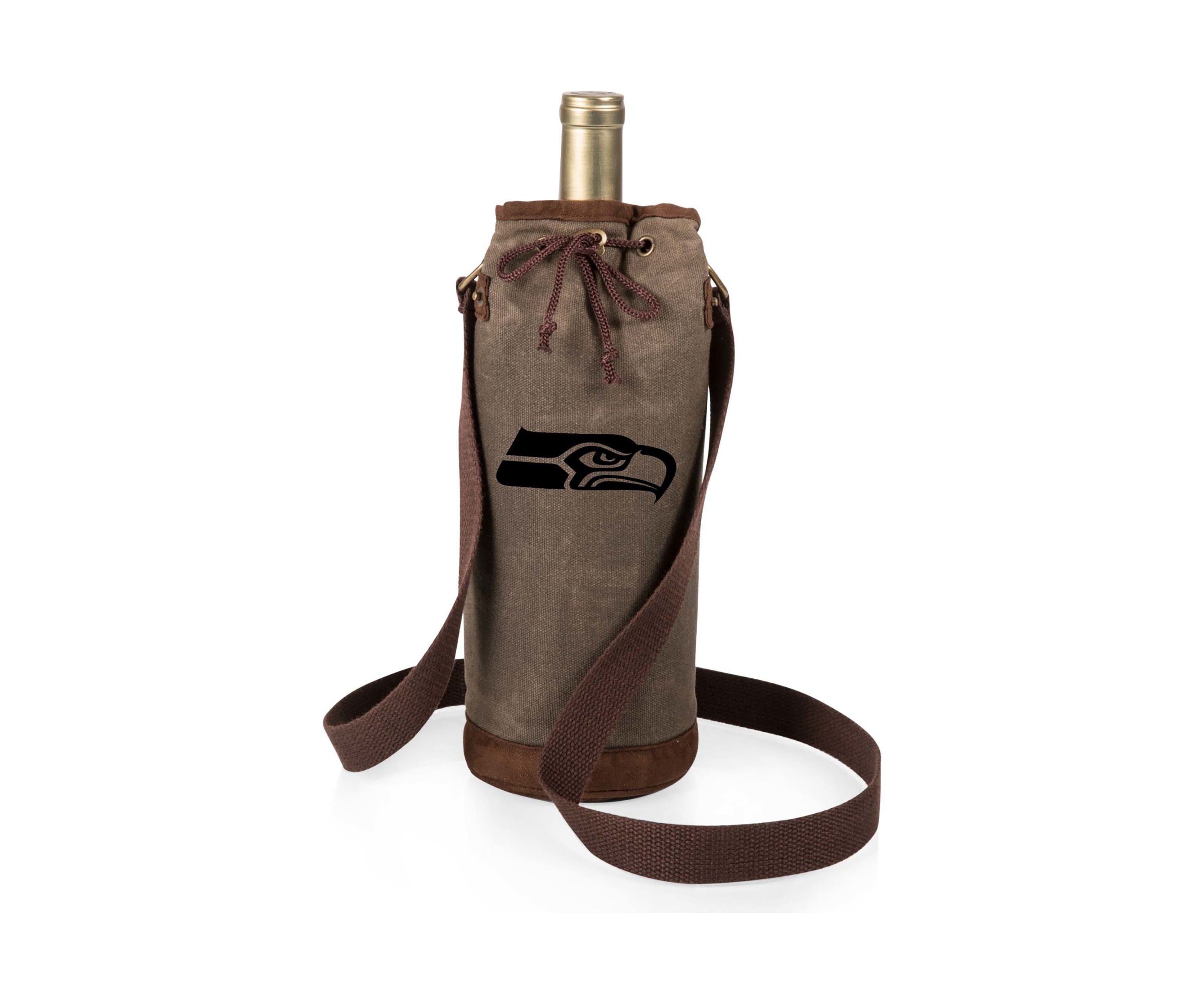 NFL Seattle Seahawks Waxed Canvas Wine Tote