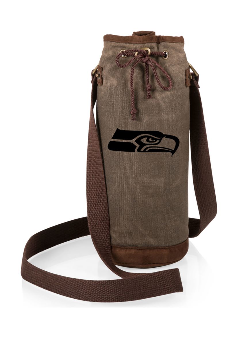 NFL Seattle Seahawks Waxed Canvas Wine Tote