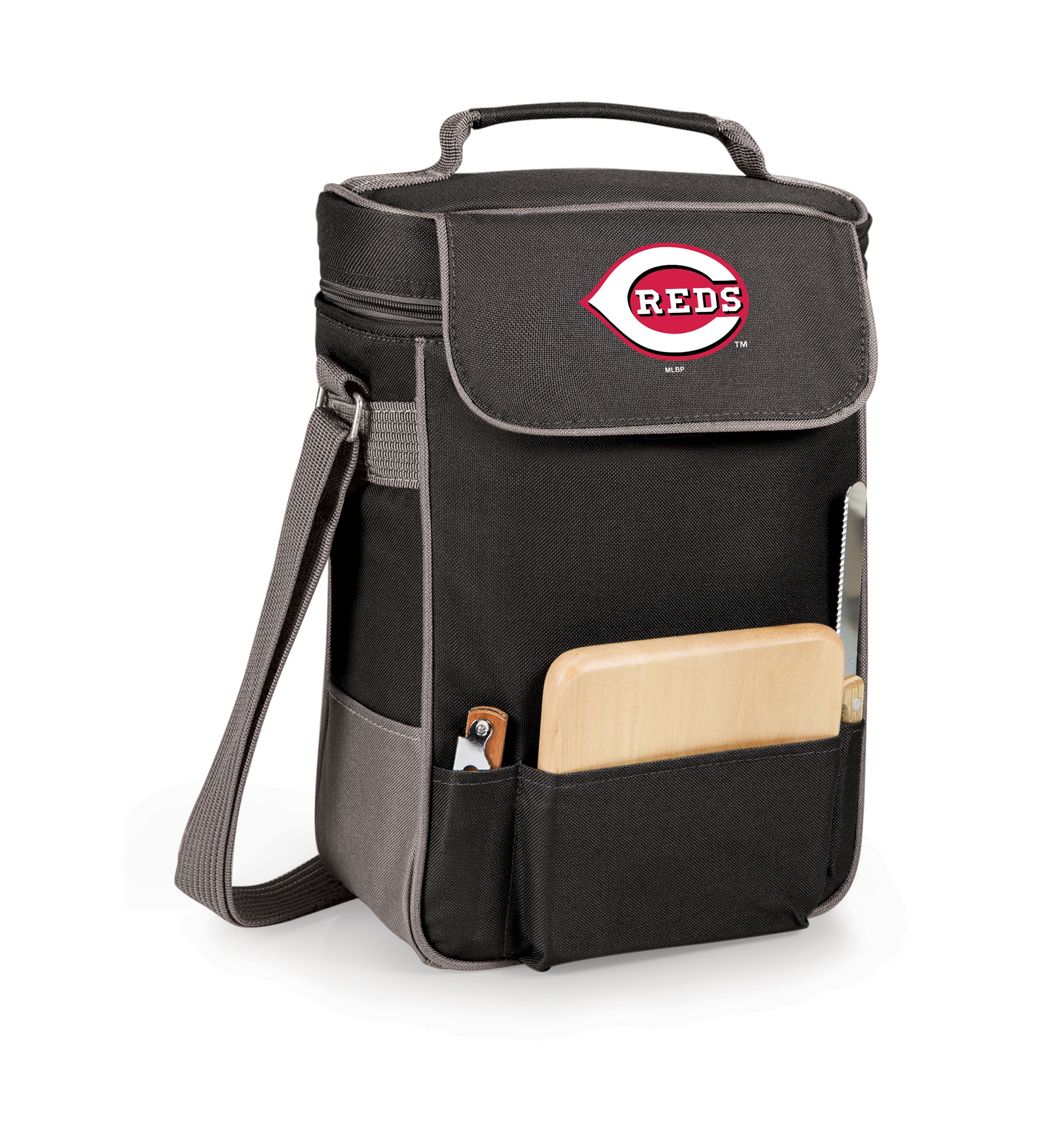 MLB Cincinnati Reds Duet 618 Ounce Wine and Cheese Tote