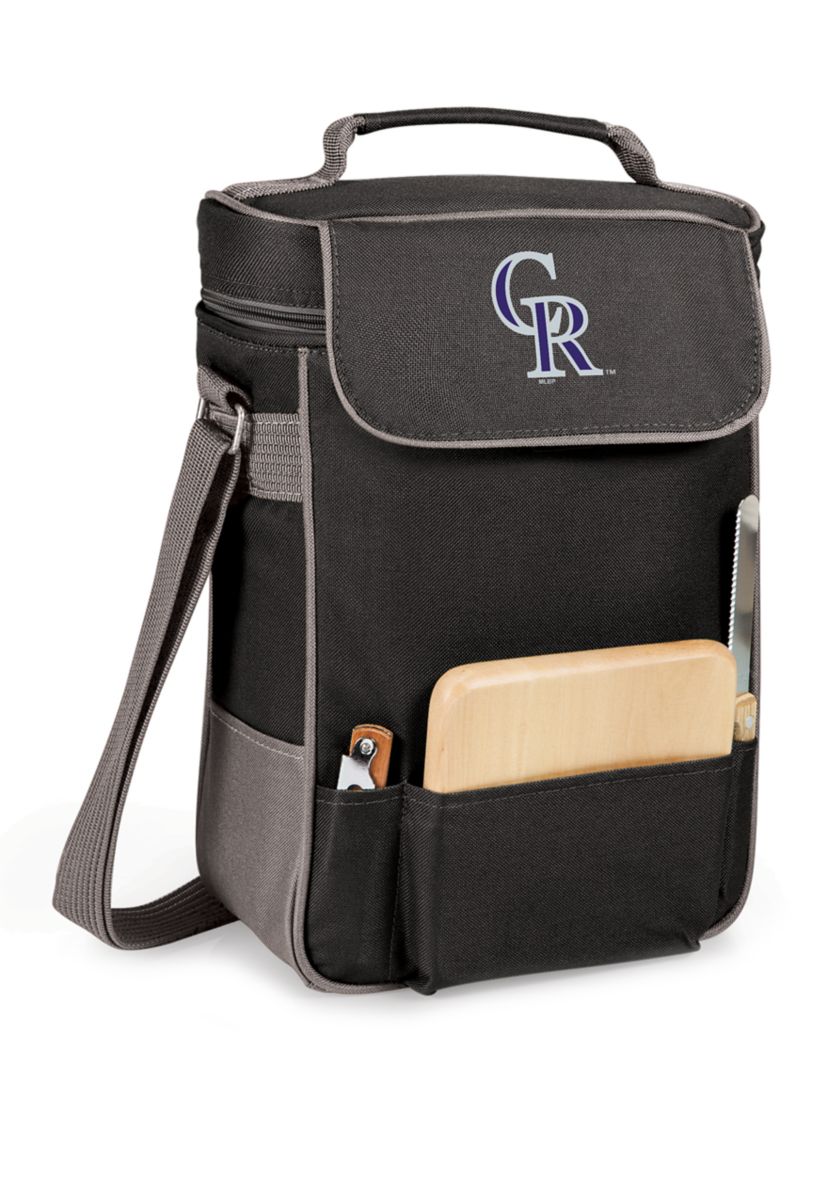 MLB Colorado Rockies Duet 618 Ounce Wine and Cheese Tote
