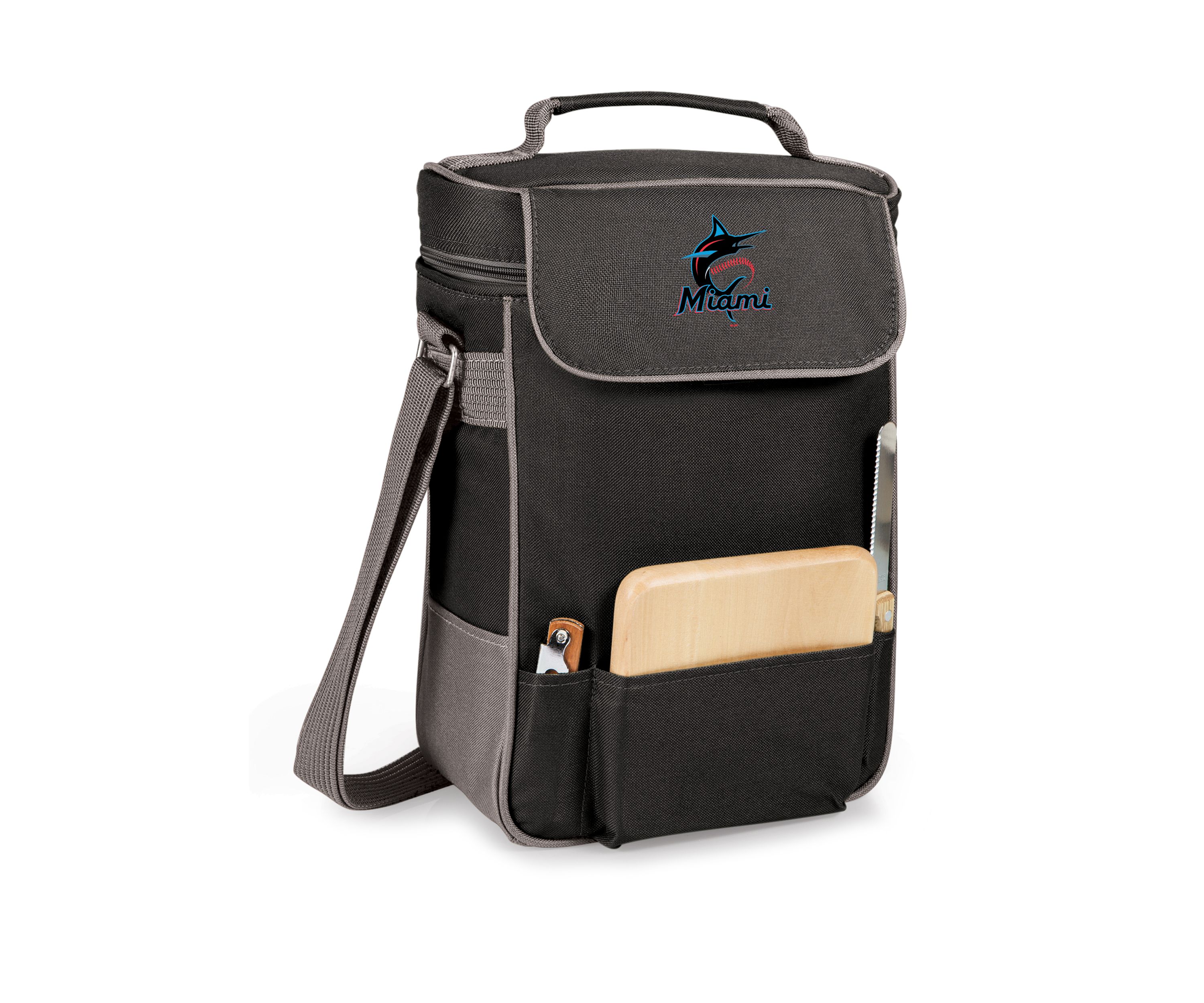 MLB Miami Marlins Duet 618 Ounce Wine and Cheese Tote
