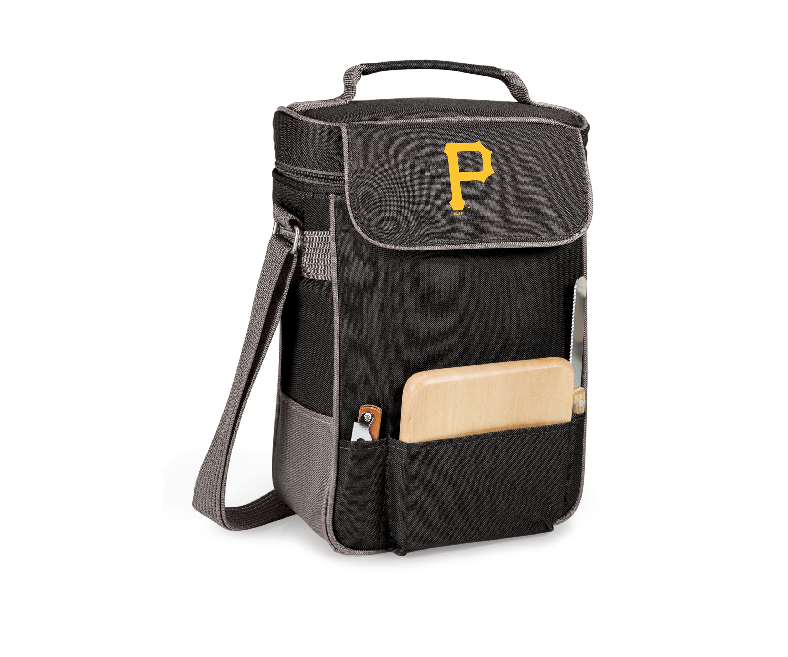 MLB Pittsburgh Pirates Duet 618 Ounce Wine and Cheese Tote