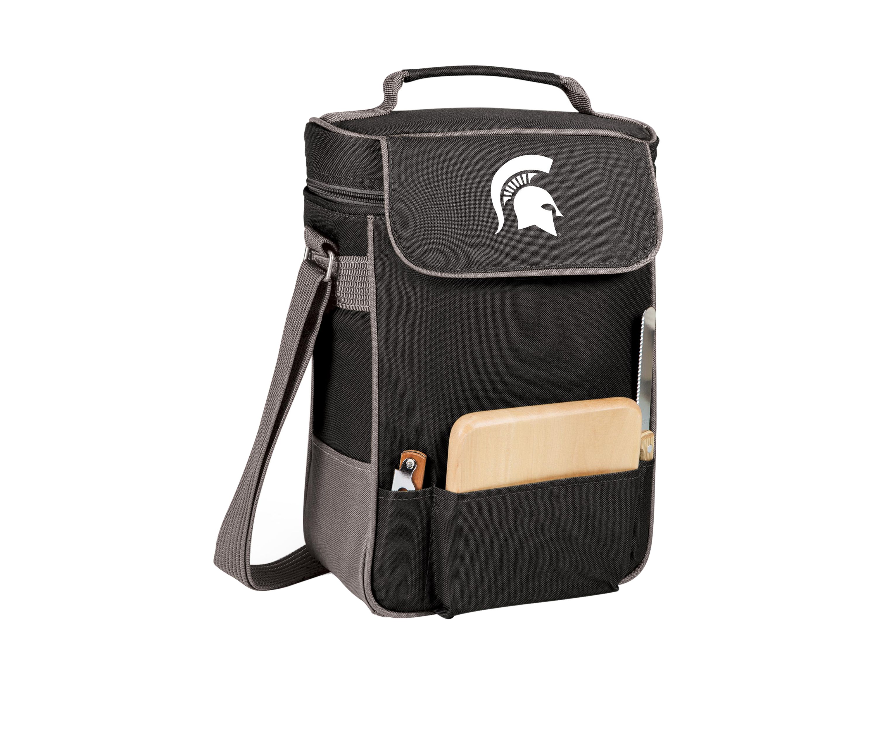 NCAA Michigan State Spartans Duet Wine and Cheese Tote