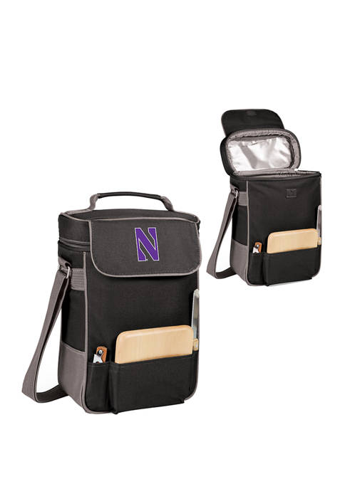 Picnic Time NCAA Northwestern Wildcats Duet Wine and