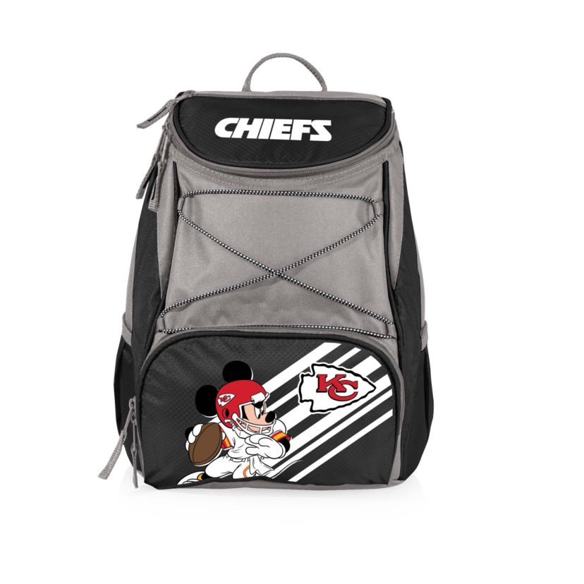 Disney NFL Cobrand Mickey Mouse & Kansas City Chiefs PTX Insulated Soft Cooler Backpack