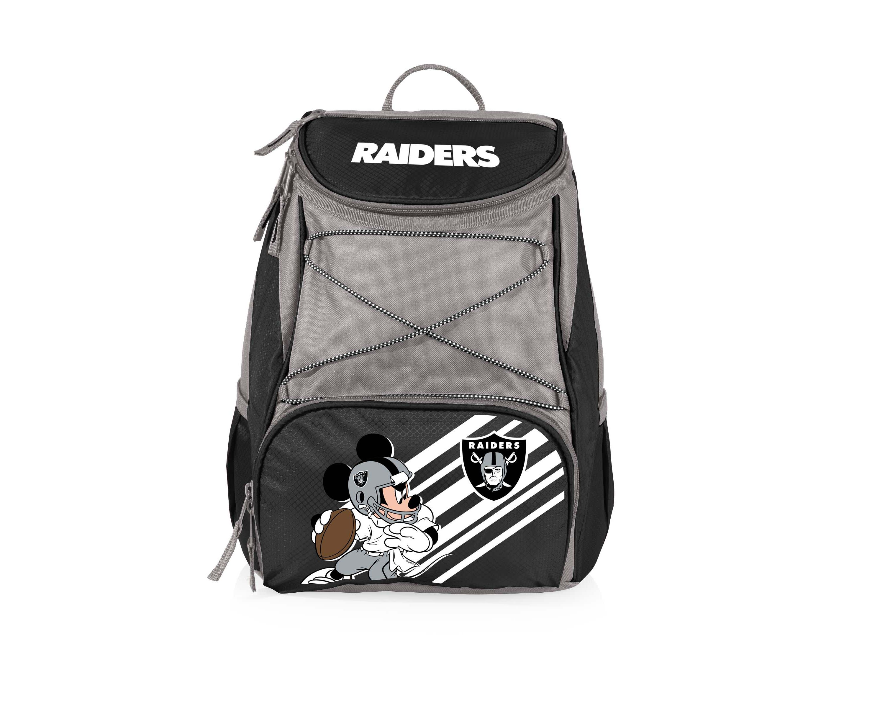 Disney NFL Cobrand Mickey Mouse & Las Vegas Raiders PTX Insulated Soft Cooler Backpack