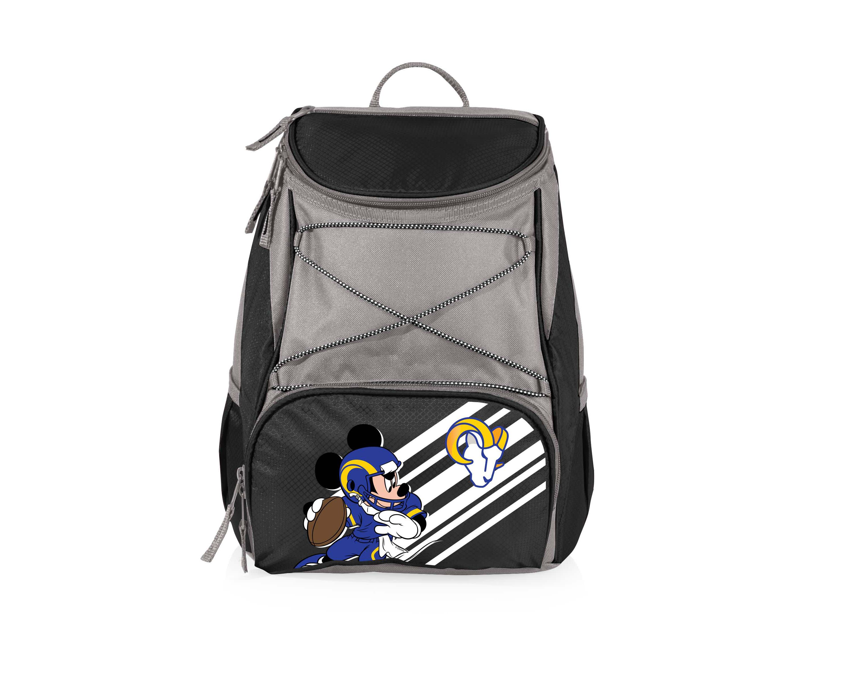 Disney NFL Cobrand Mickey Mouse & Los Angeles Rams PTX Insulated Soft Cooler Backpack