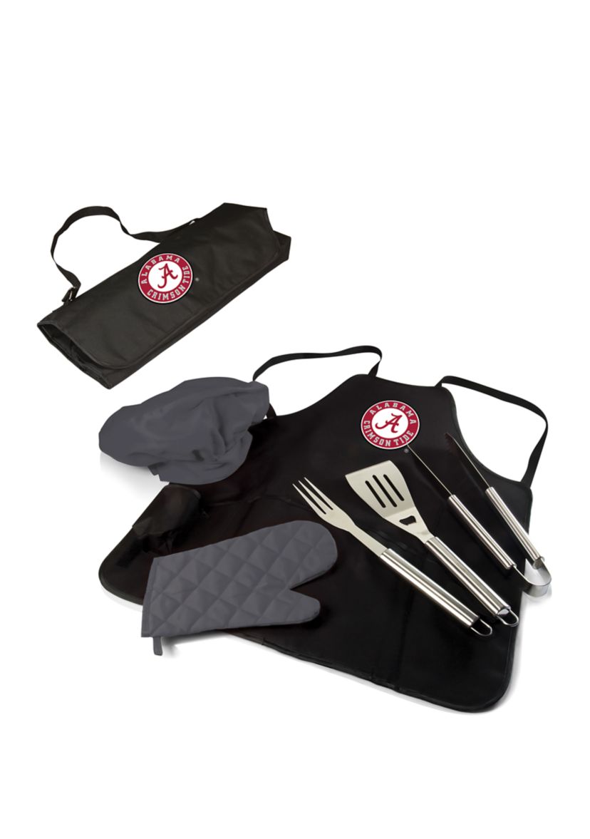 NCAA Alabama Crimson Tide BBQ Apron Tote Pro Grill Set