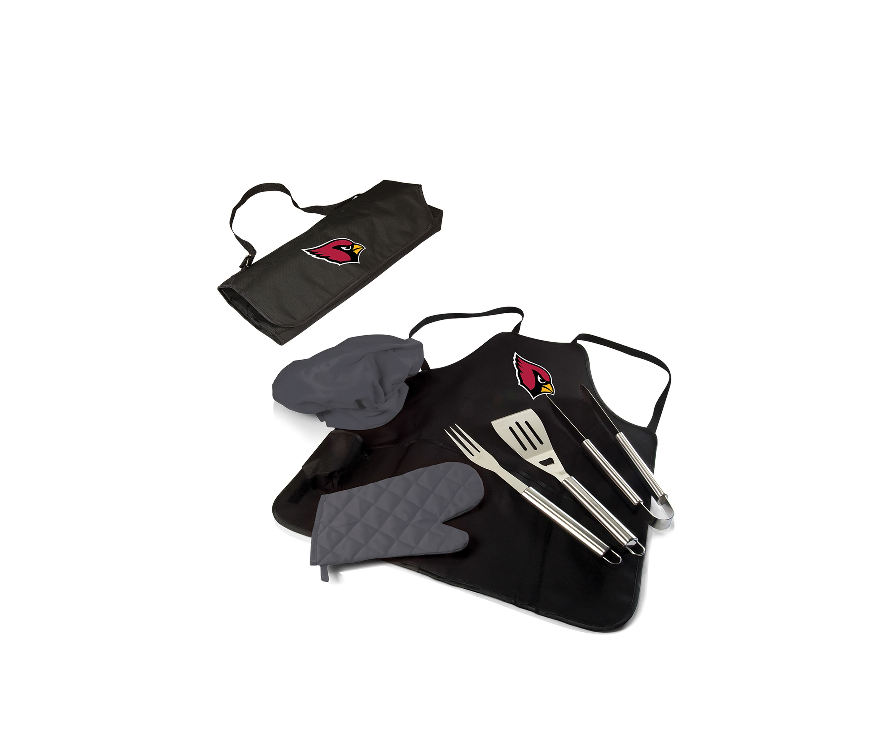 NFL Arizona Cardinals BBQ Apron Tote Pro Grill Set