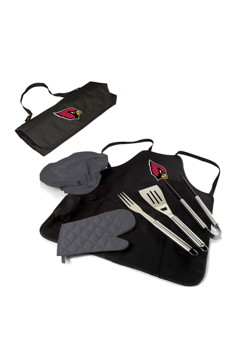 NFL Arizona Cardinals BBQ Apron Tote Pro Grill Set