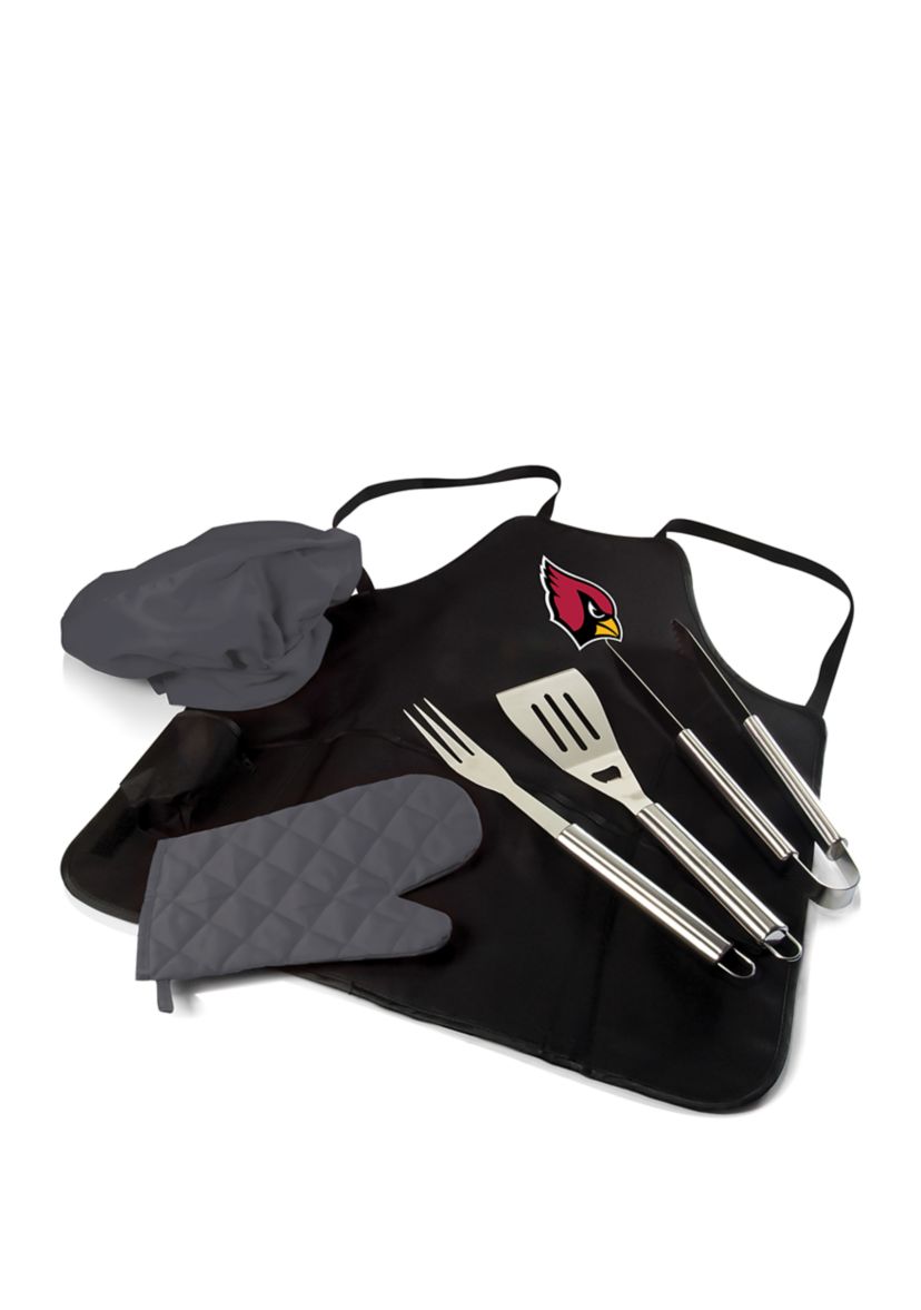 NFL Arizona Cardinals BBQ Apron Tote Pro Grill Set
