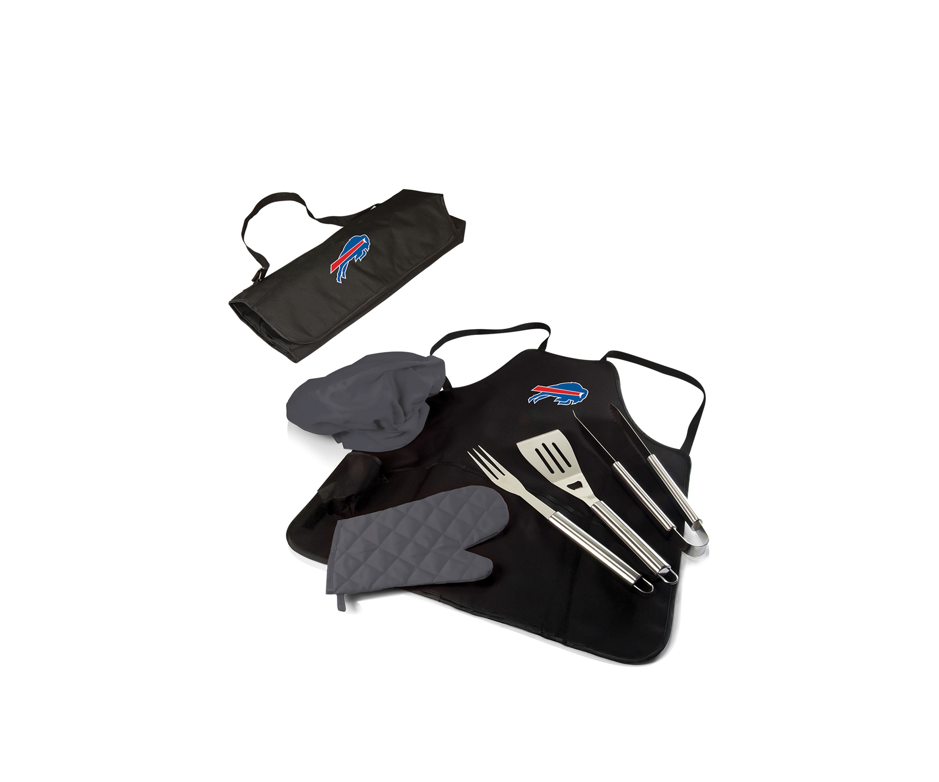 NFL Buffalo Bills BBQ Apron Tote Pro Grill Set