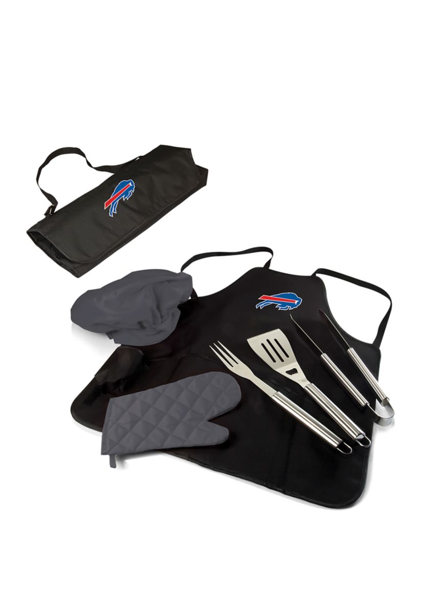 NFL Buffalo Bills BBQ Apron Tote Pro Grill Set