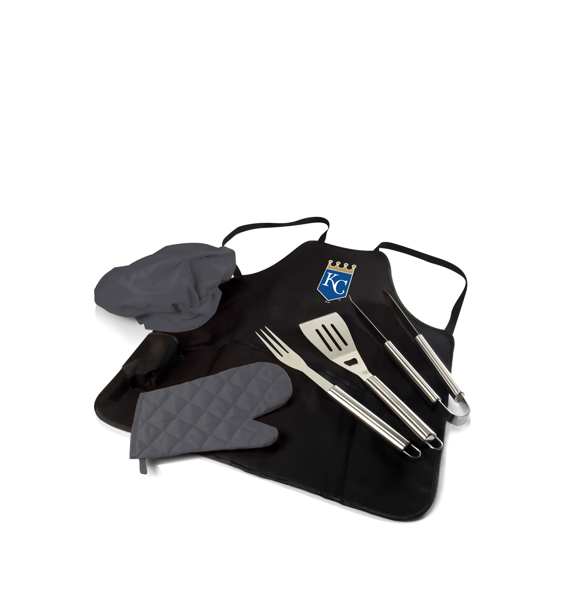 MLB Kansas City Royals BBQ Apron Tote Pro Grill Set