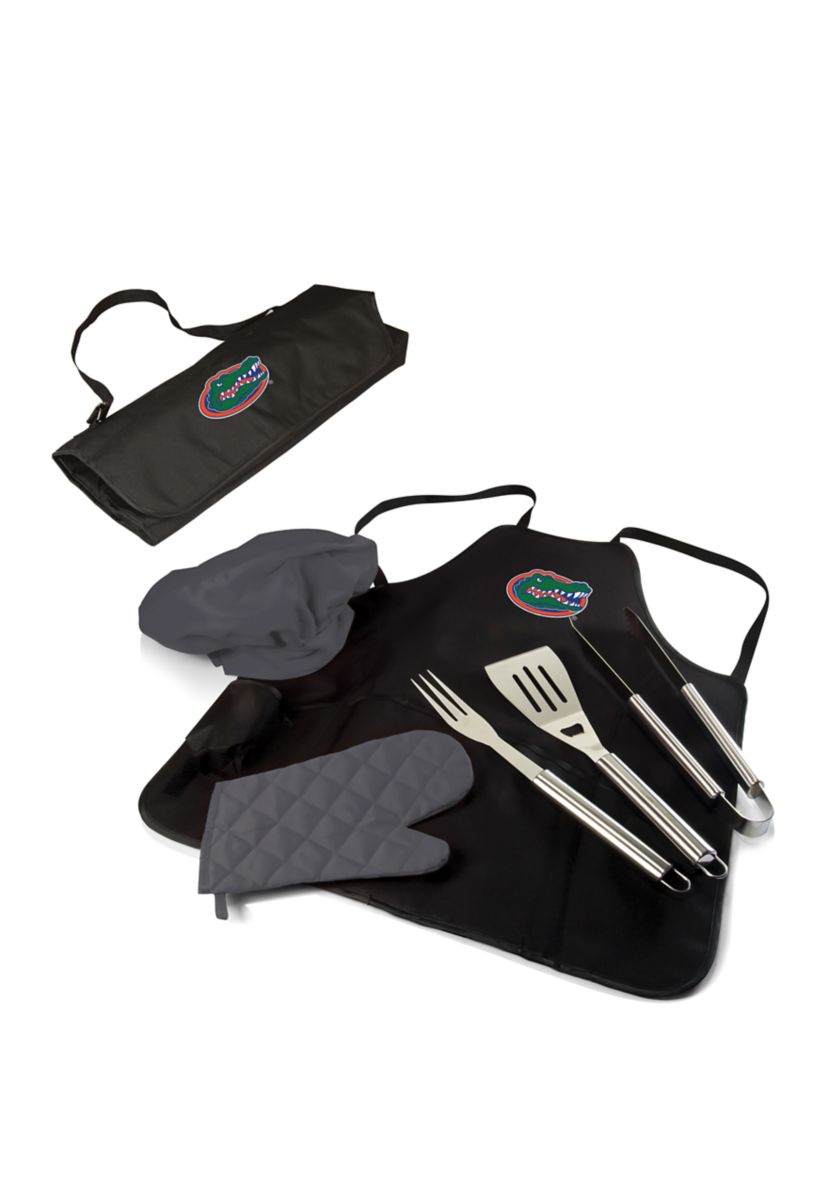 NCAA Florida Gators BBQ Apron Tote Pro Grill Set