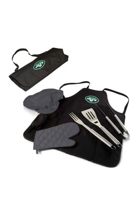 Oniva NFL New York Jets BBQ Apron Tote Pro Grill Set