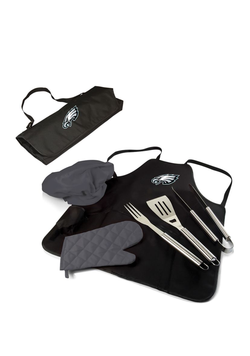 NFL Philadelphia Eagles BBQ Apron Tote Pro Grill Set