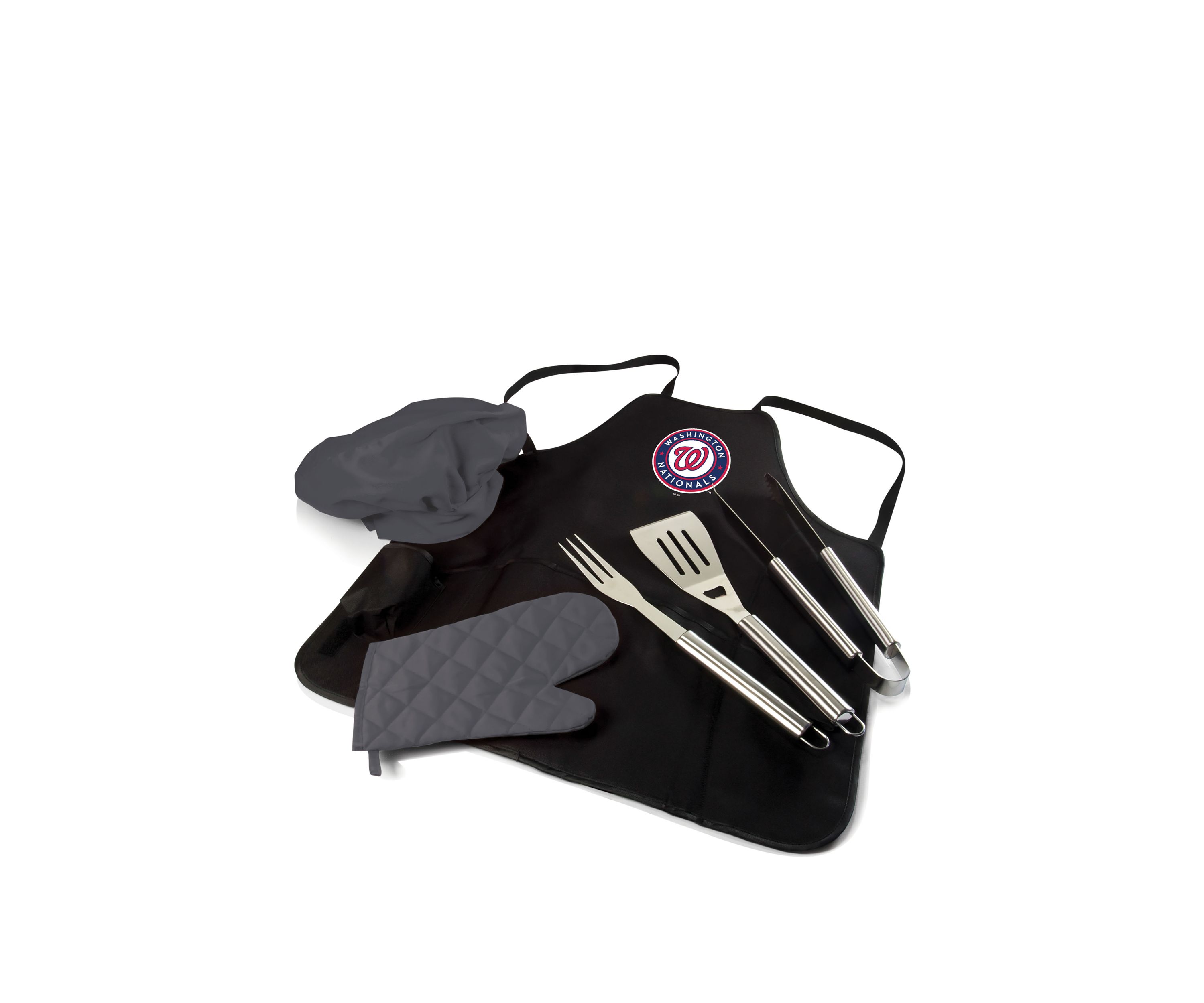 MLB Washington Nationals BBQ Apron Tote Pro Grill Set