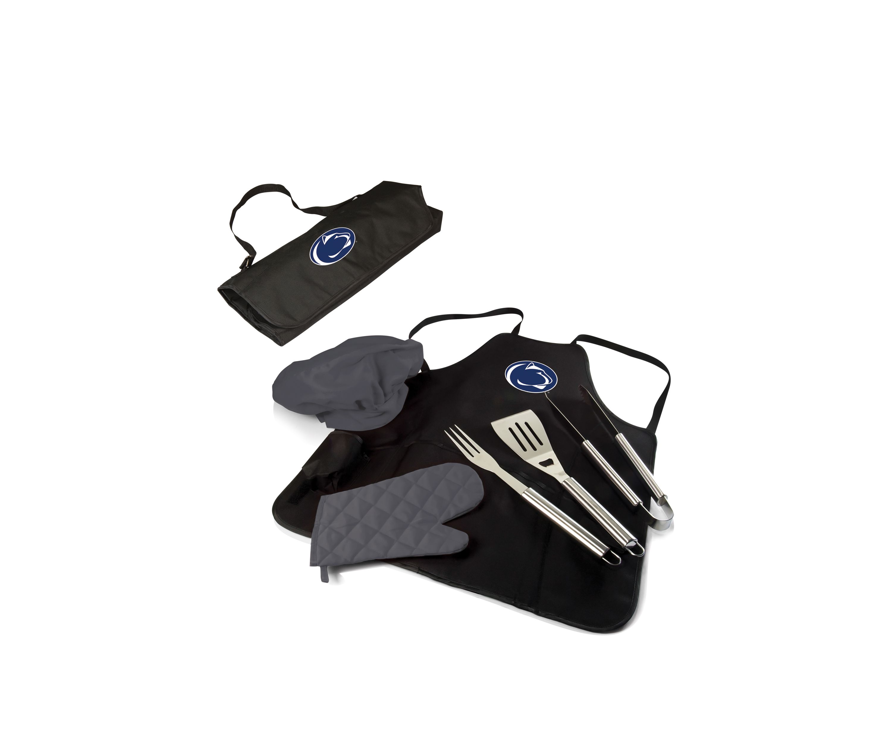 NCAA Penn State Nittany Lions BBQ Apron Tote Pro Grill Set