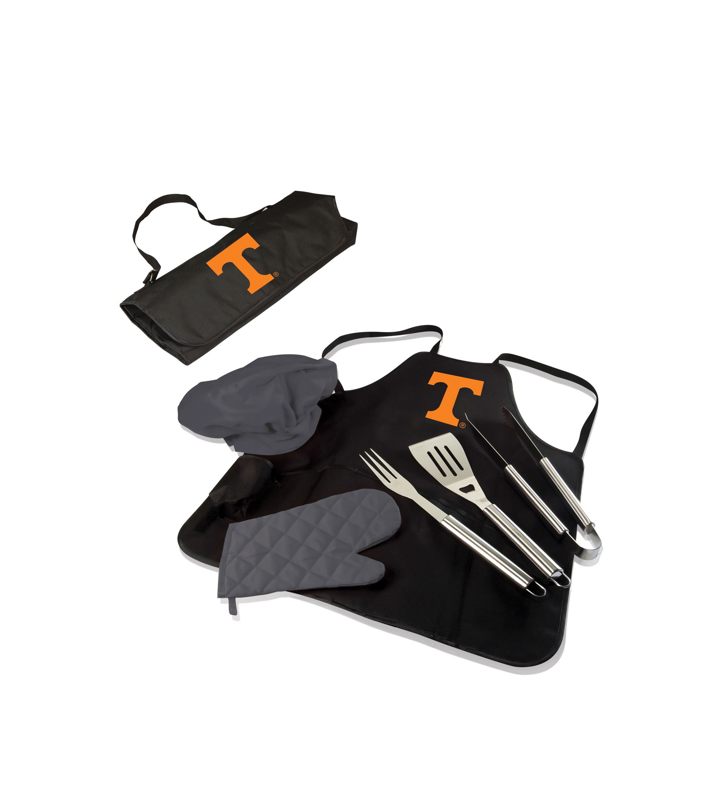 NCAA Tennessee Volunteers BBQ Apron Tote Pro Grill Set