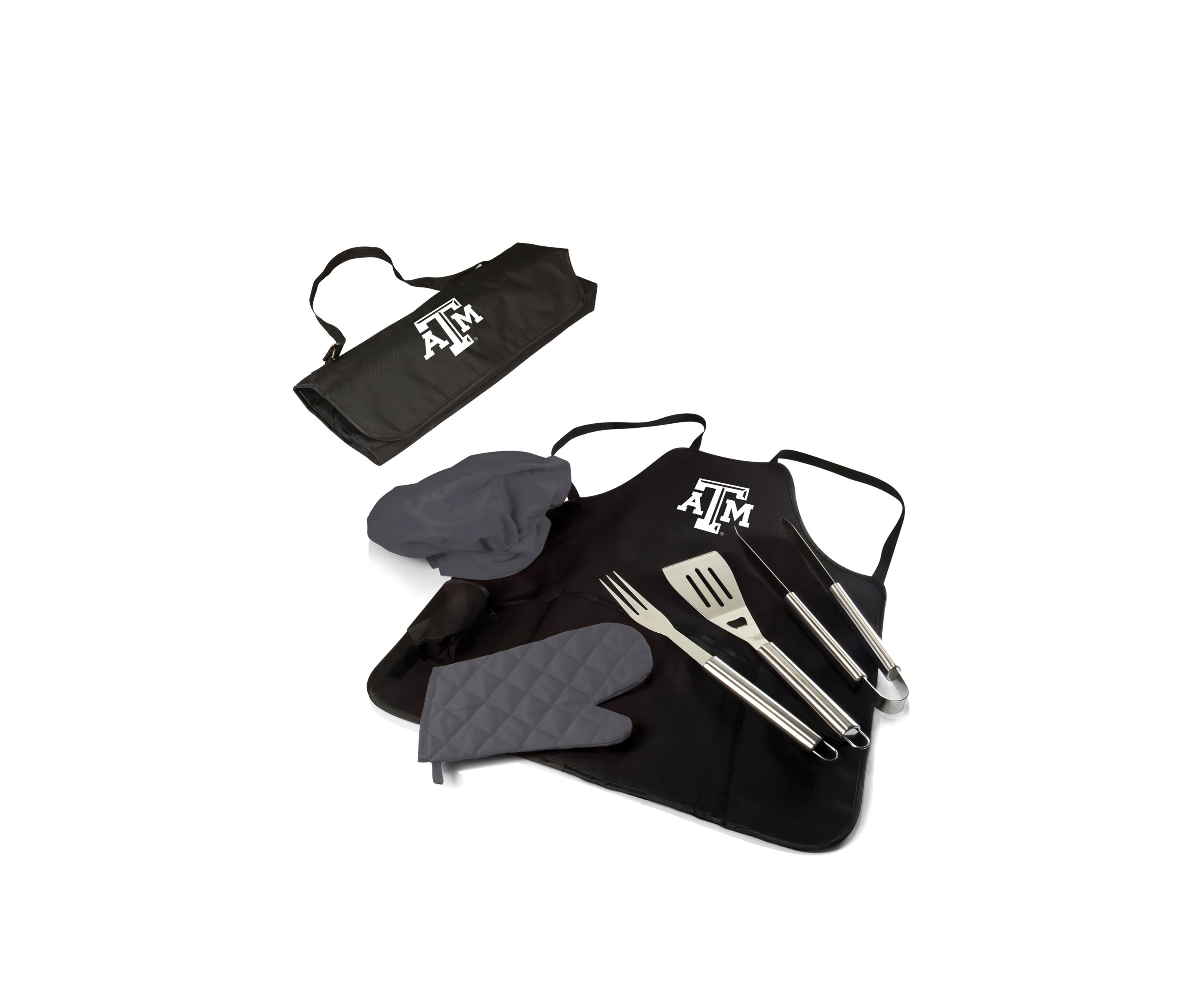 NCAA Texas A&M Aggies BBQ Apron Tote Pro Grill Set