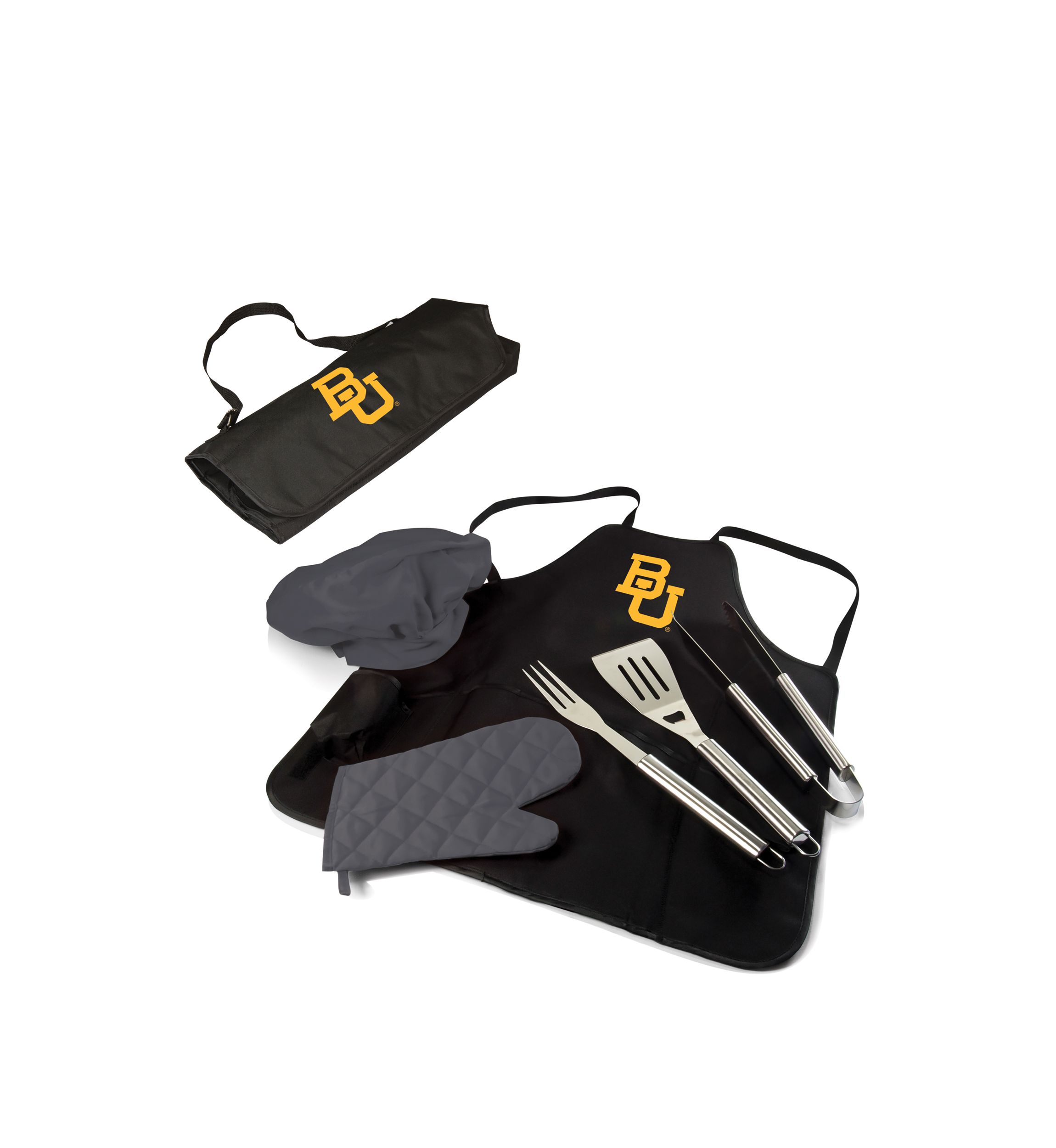 NCAA Baylor Bears BBQ Apron Tote Pro Grill Set