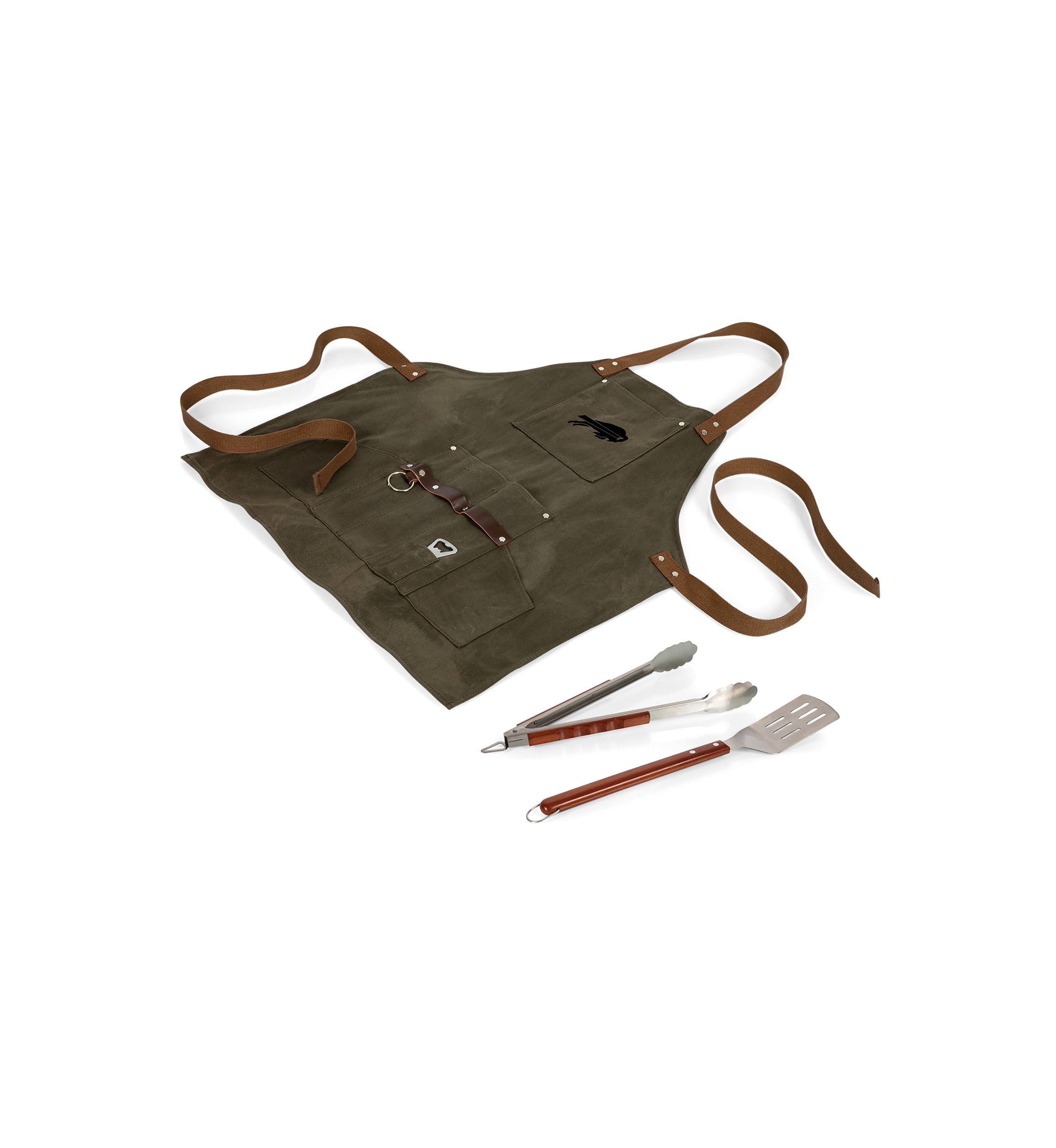 NFL Buffalo Bills BBQ Apron with Tools & Bottle Opener