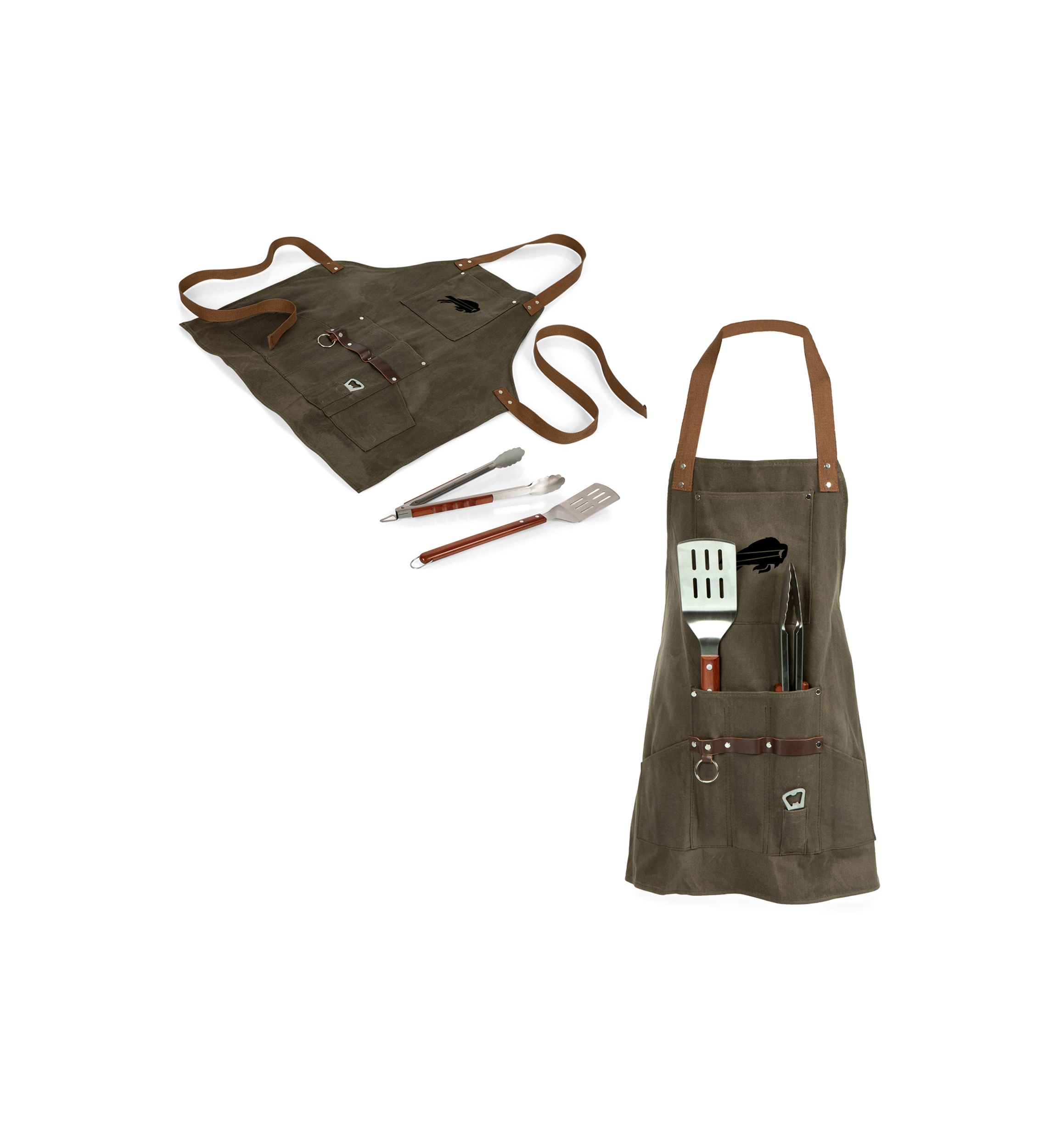 NFL Buffalo Bills BBQ Apron with Tools & Bottle Opener