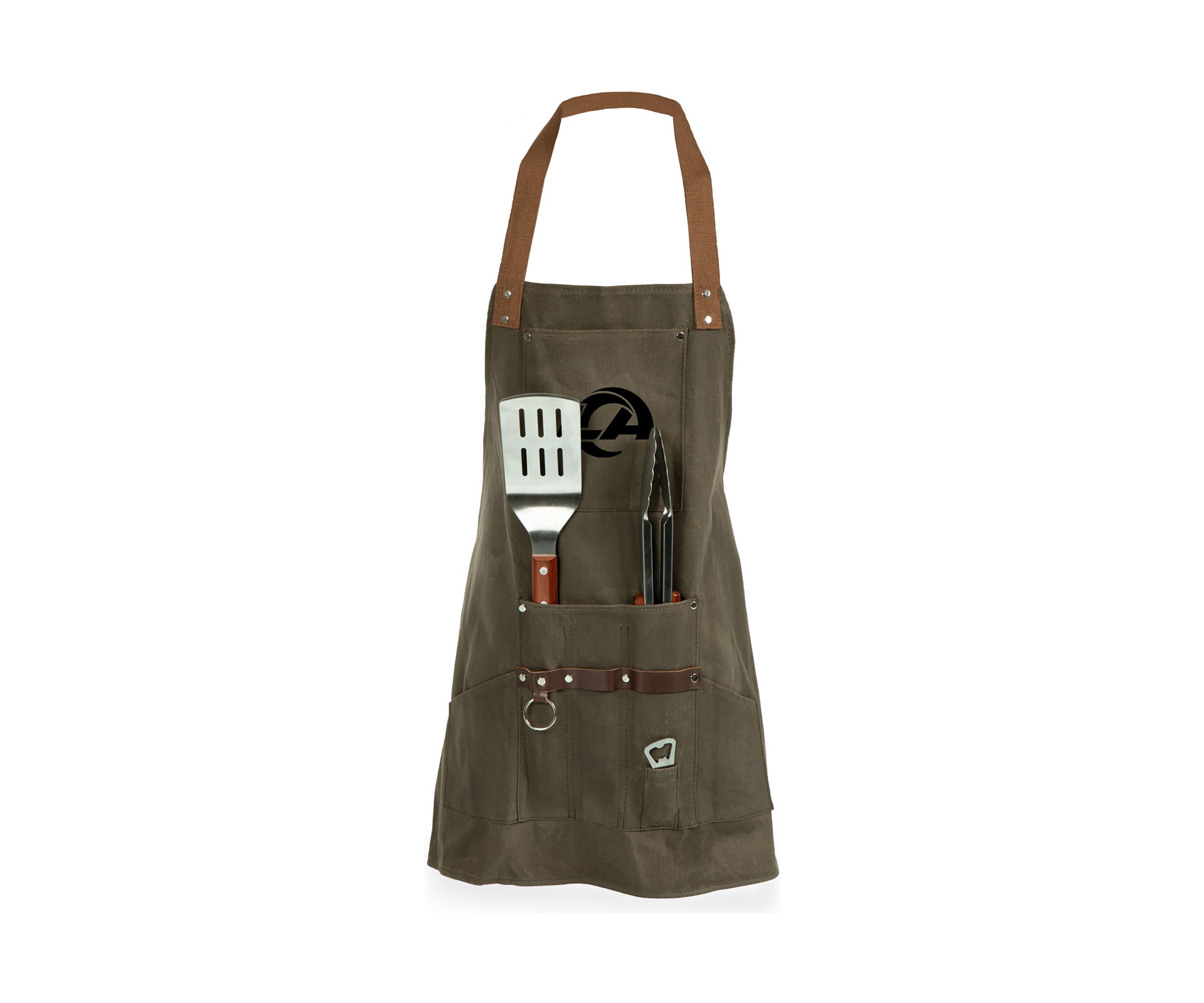 NFL Los Angeles Rams BBQ Apron with Tools & Bottle Opener