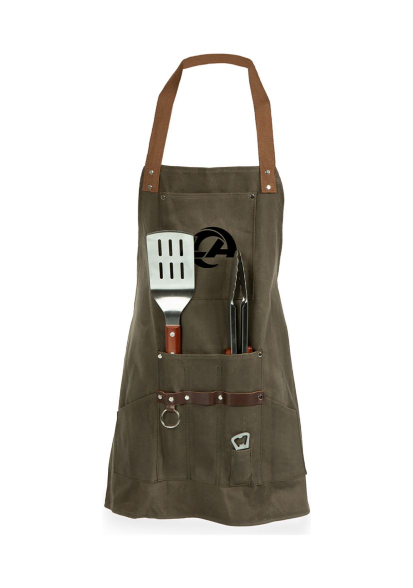 NFL Los Angeles Rams BBQ Apron with Tools & Bottle Opener