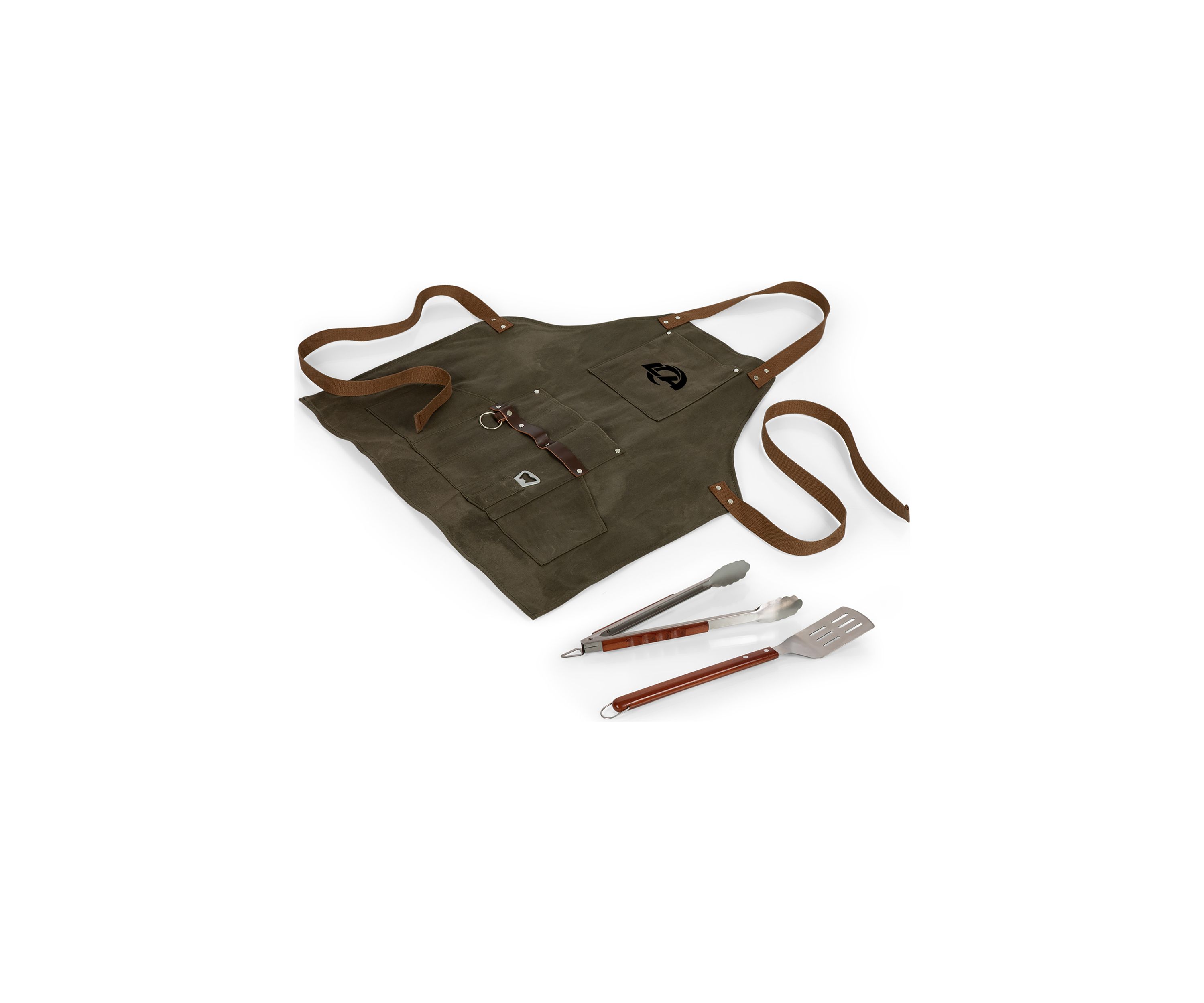 NFL Los Angeles Rams BBQ Apron with Tools & Bottle Opener