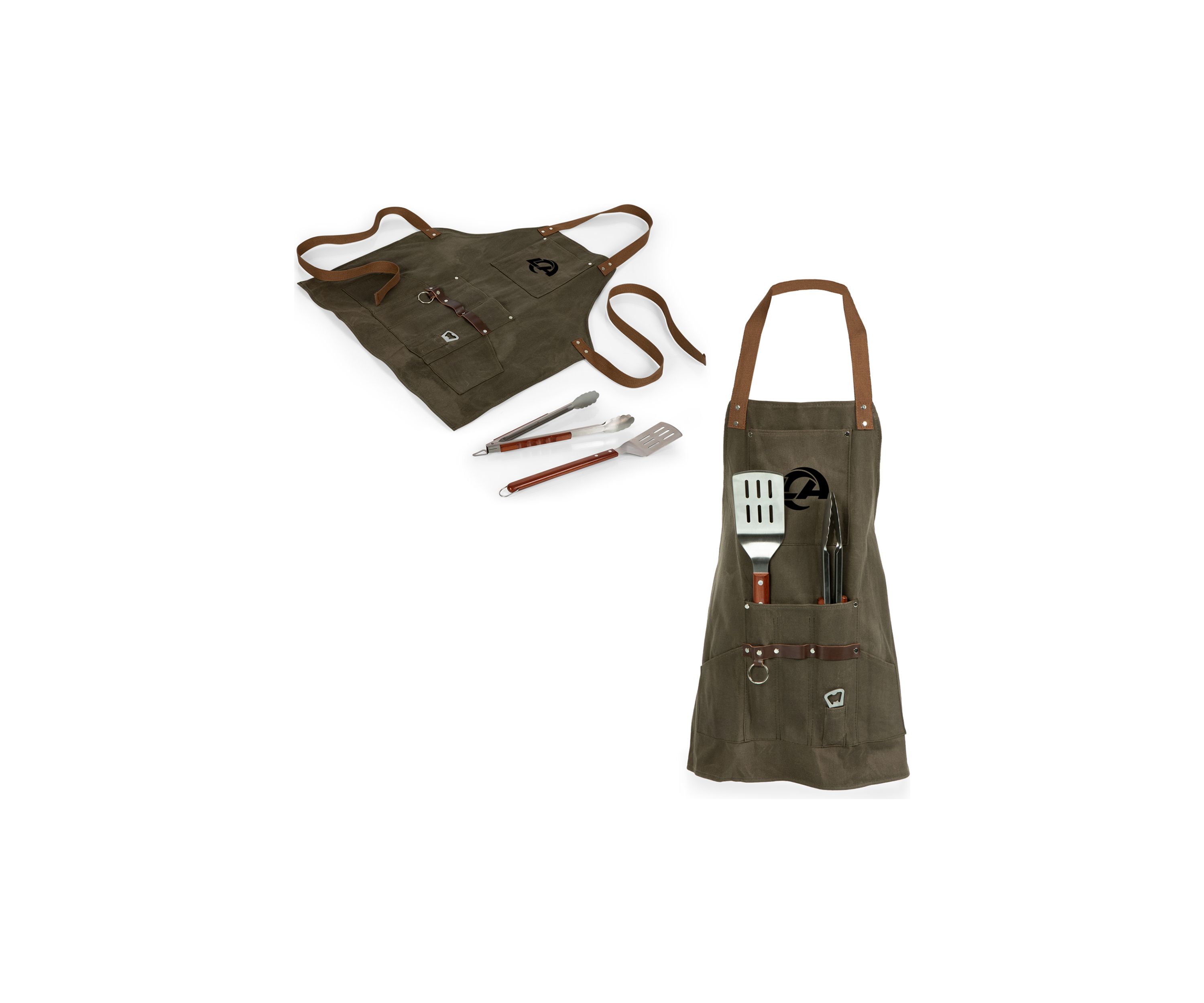 NFL Los Angeles Rams BBQ Apron with Tools & Bottle Opener