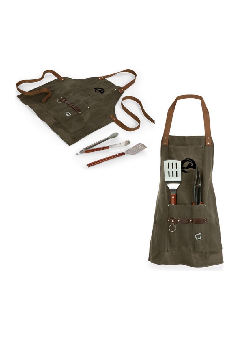 NFL Los Angeles Rams BBQ Apron with Tools & Bottle Opener