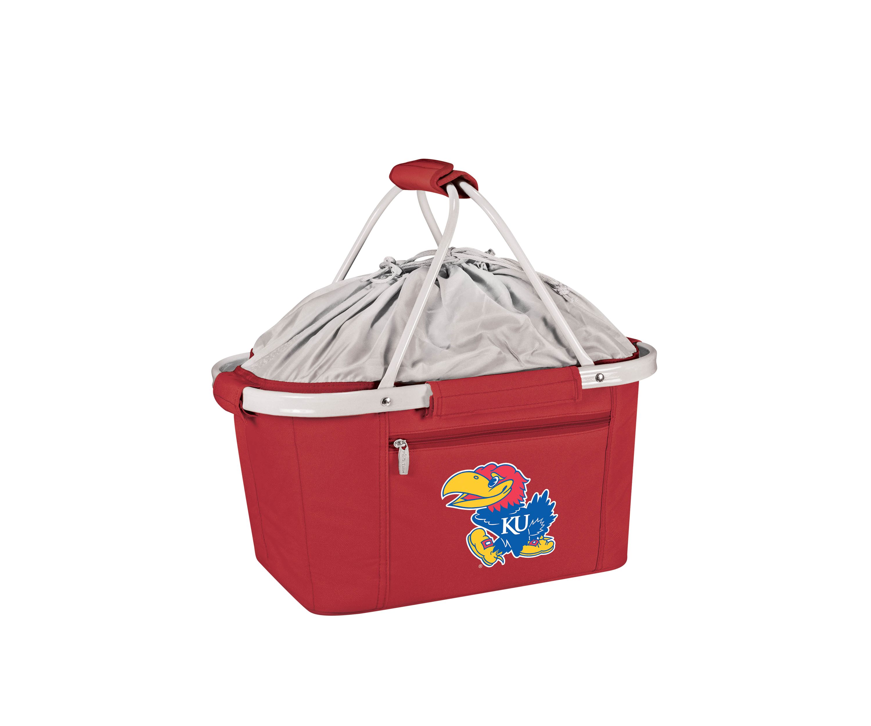 NCAA Kansas Jayhawks Metro Basket Collapsible Cooler Tote
