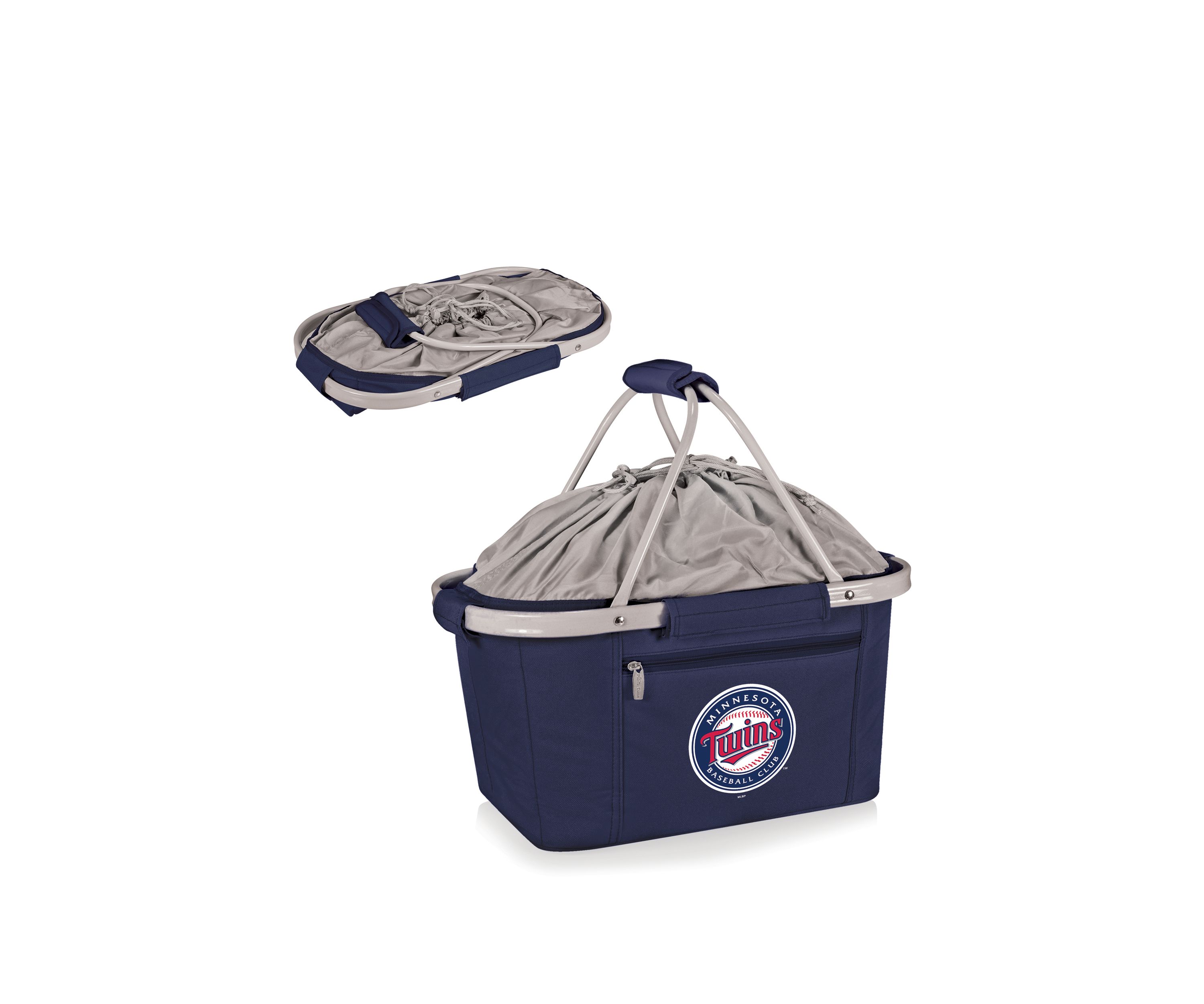 MLB Minnesota Twins Metro Basket Collapsible Cooler Tote