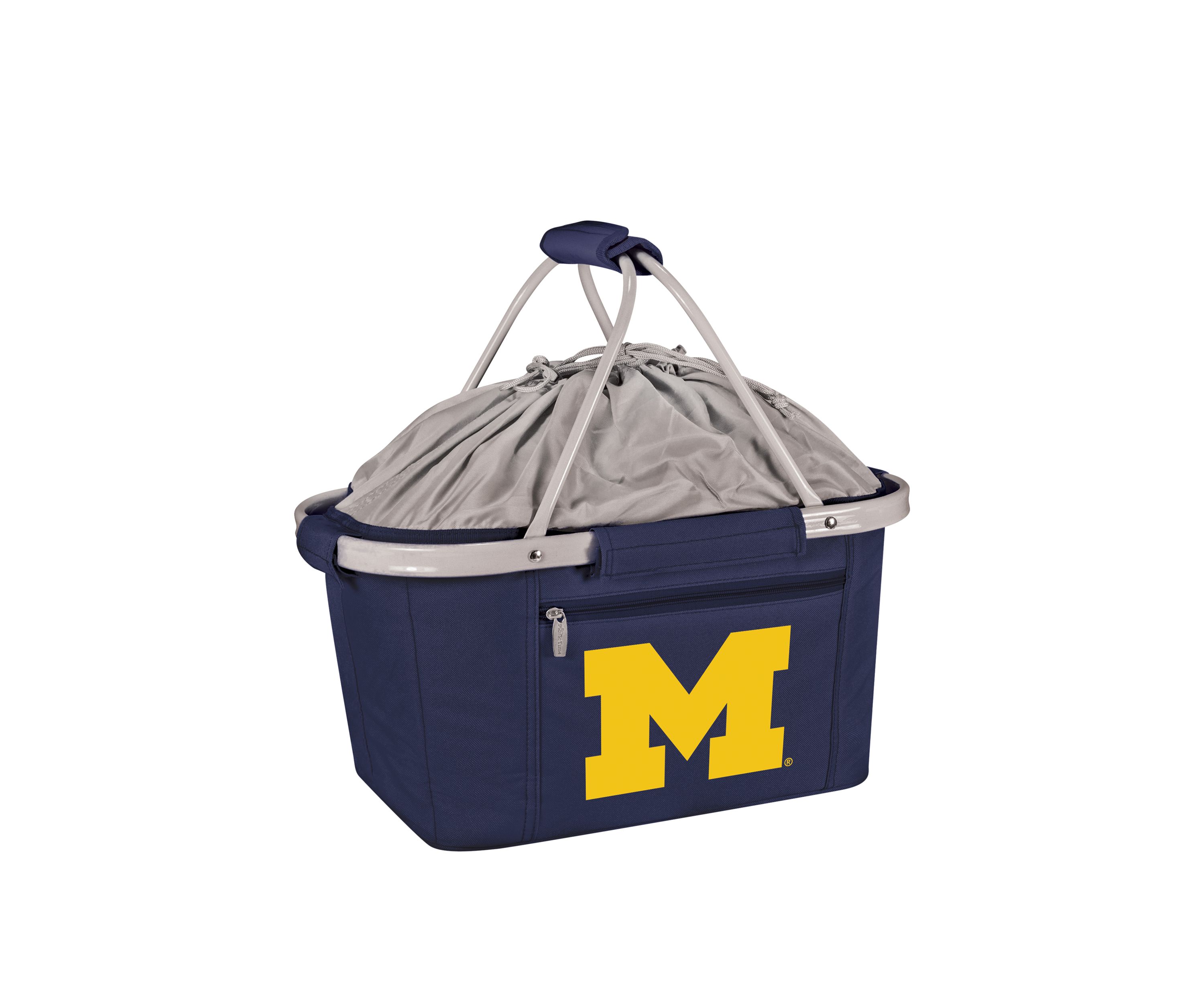  NCAA Michigan Wolverines Metro Basket Collapsible Cooler Tote 