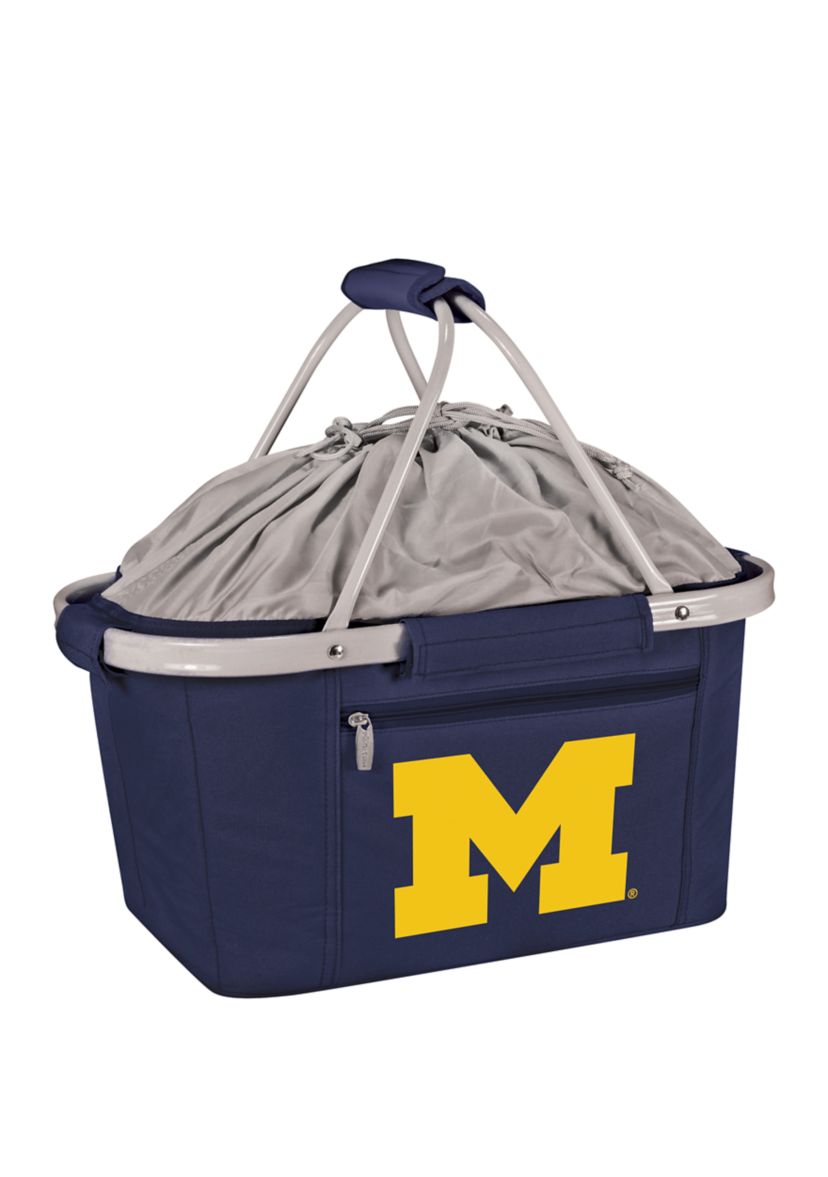  NCAA Michigan Wolverines Metro Basket Collapsible Cooler Tote 