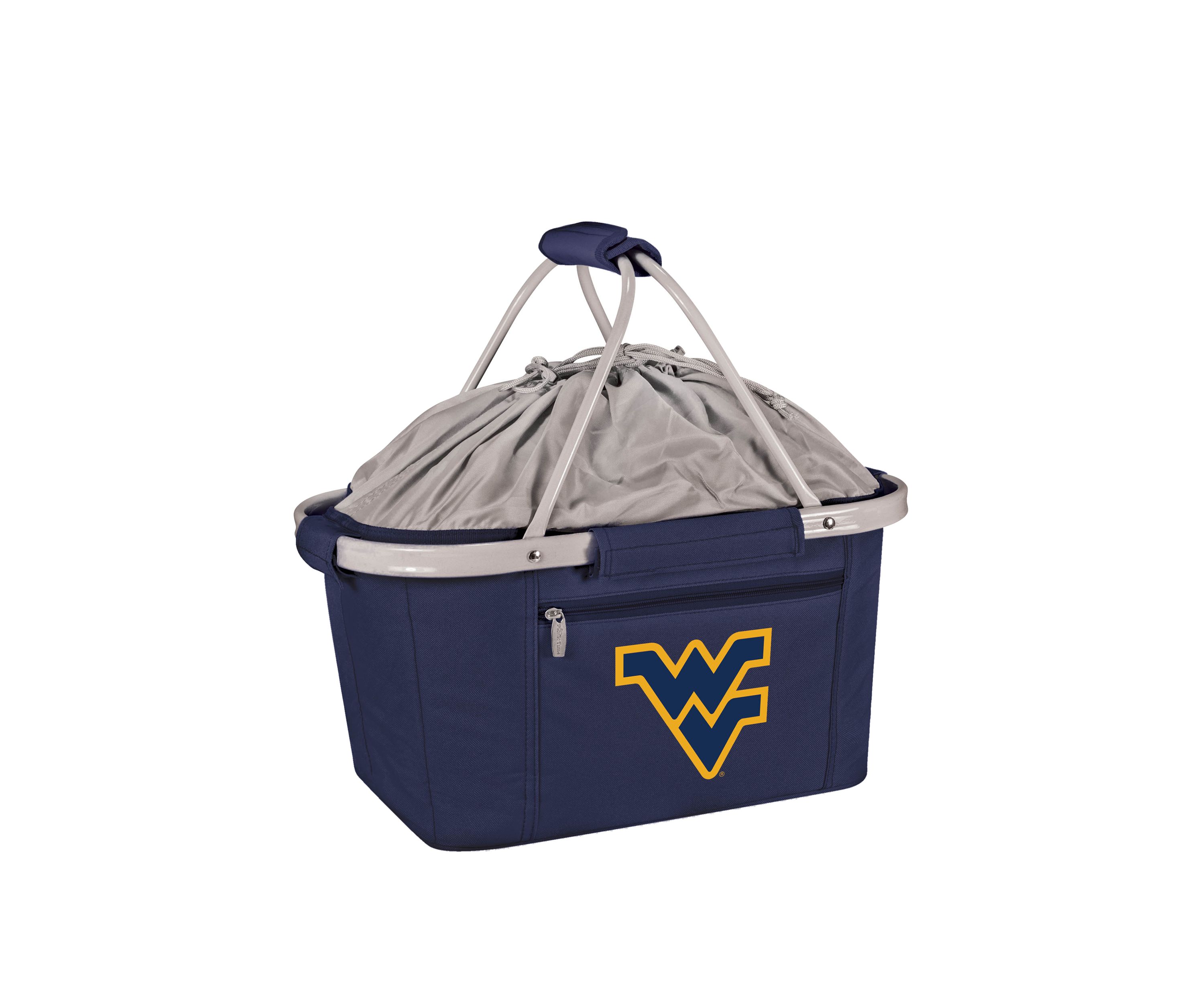 NCAA West Virginia Mountaineers Metro Basket Collapsible Cooler Tote