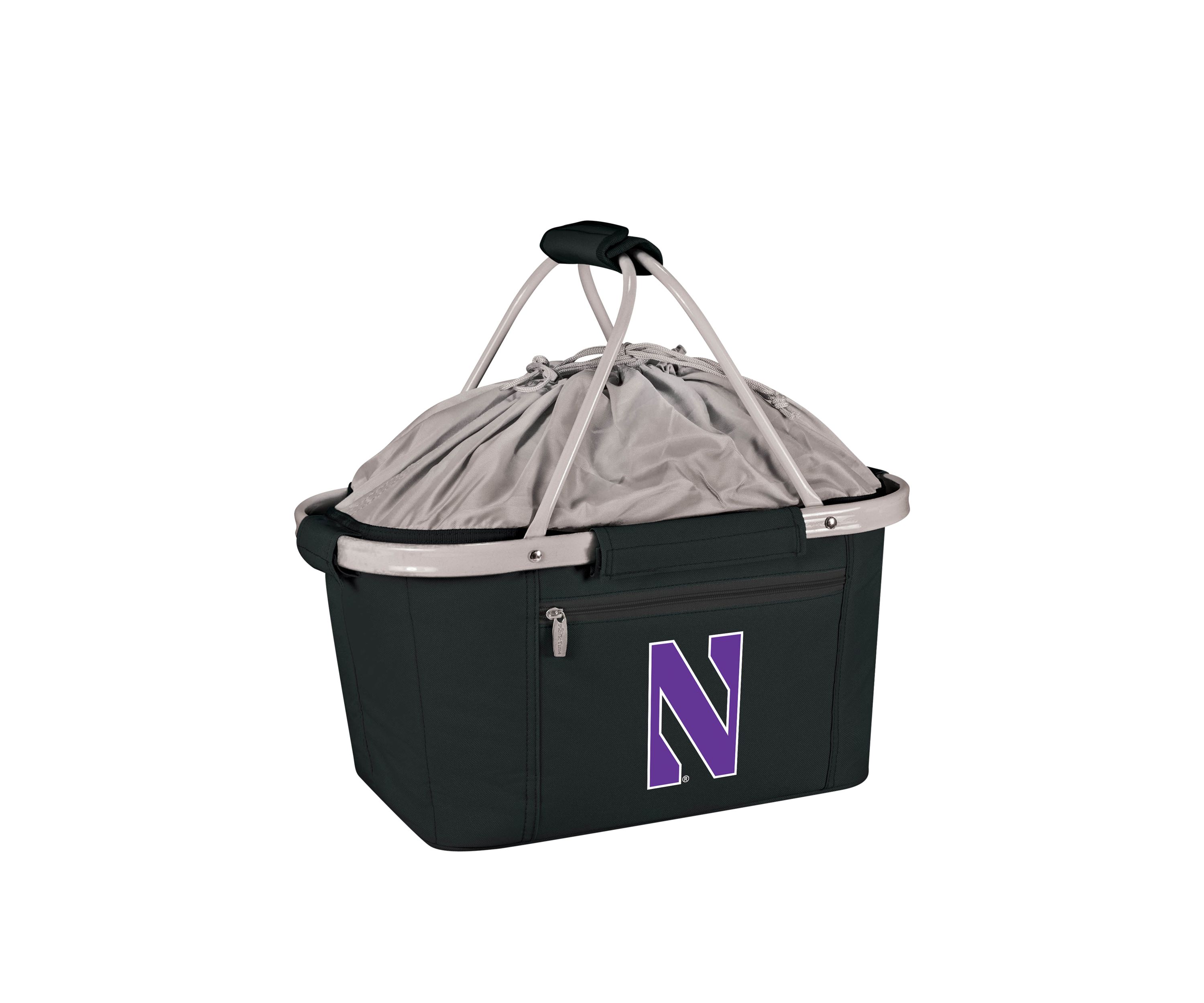 NCAA Northwestern Wildcats Metro Basket Collapsible Cooler Tote